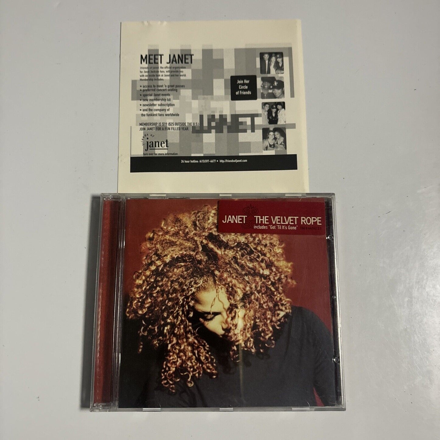 Janet Jackson - The Velvet Rope (CD, 1997) CDV 2860