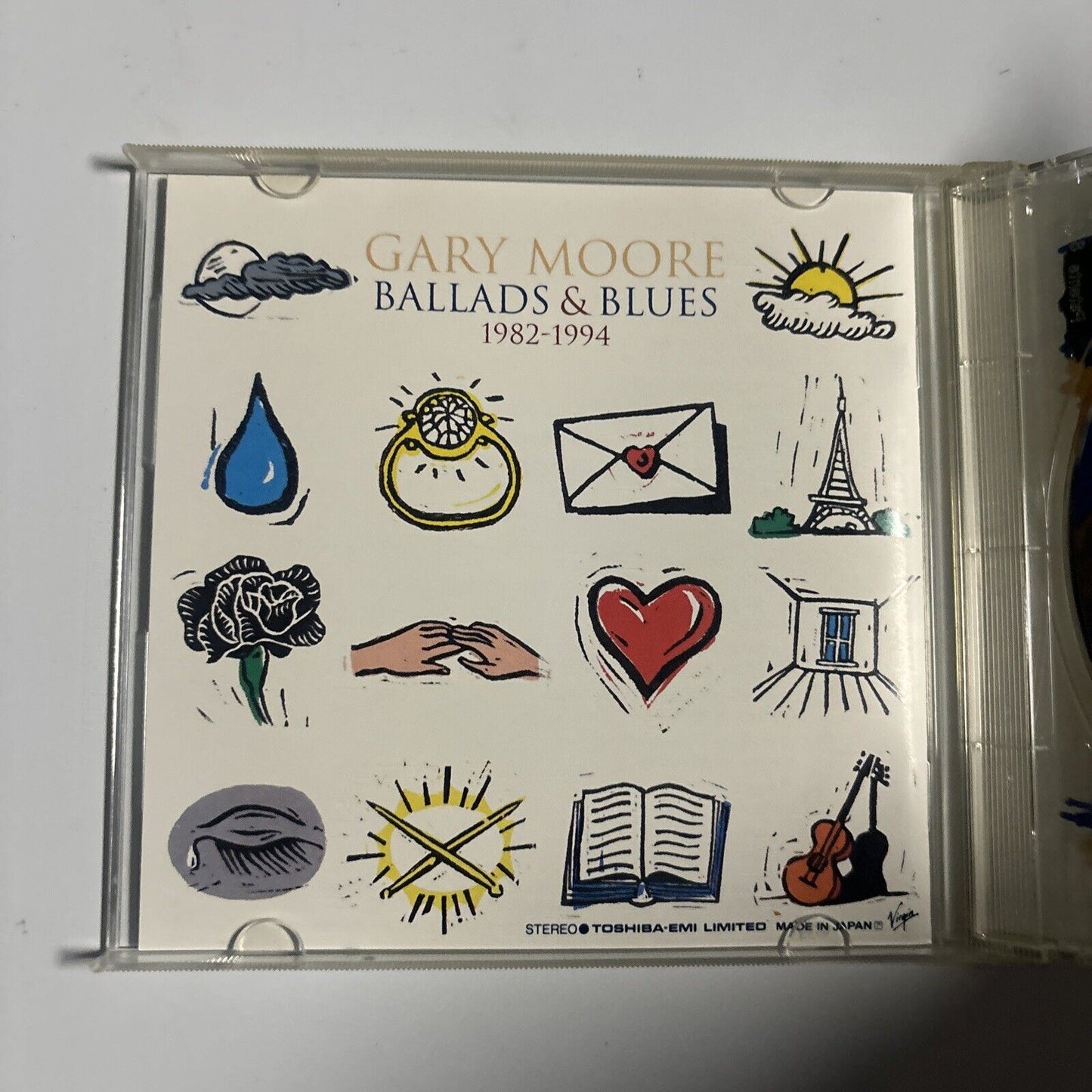 Gary Moore - Ballads & Blues (CD, 1994) Japan vjcp-25150