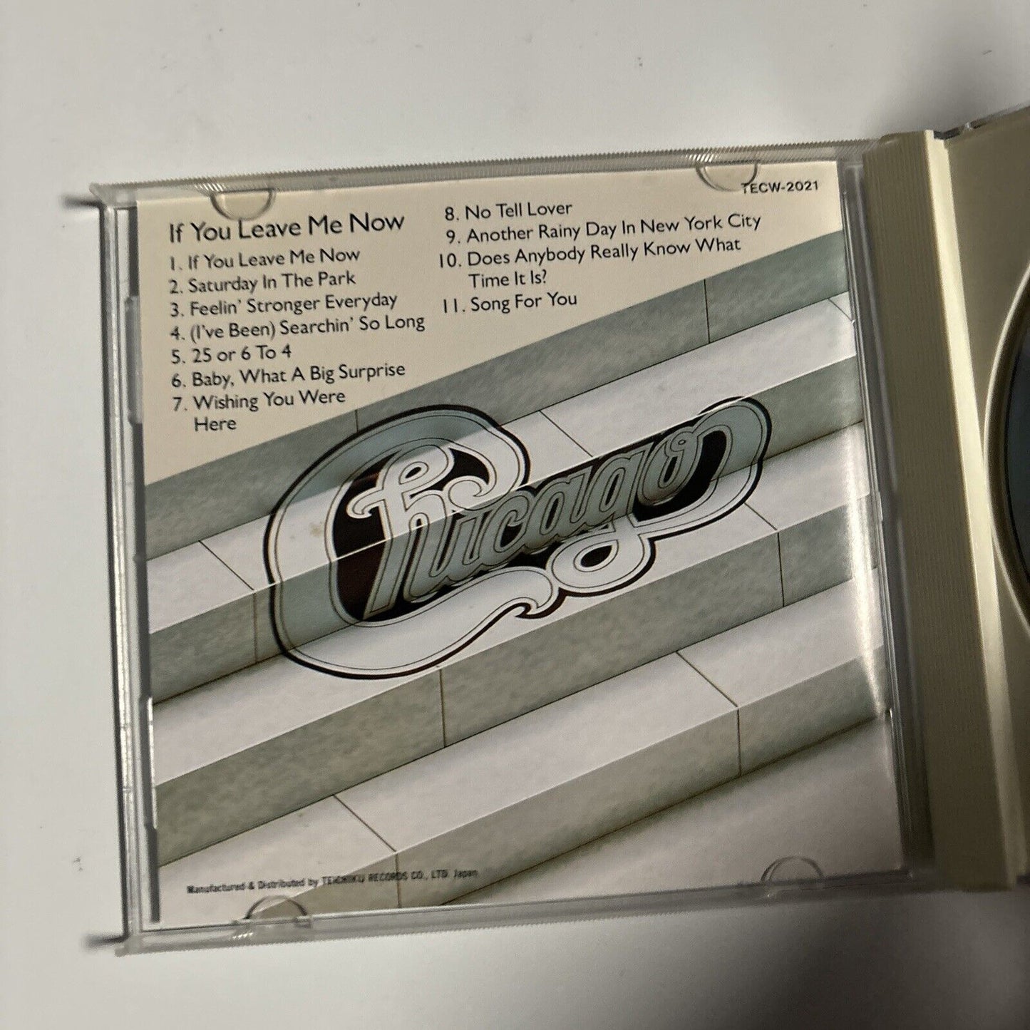 Chicago - If You Leave Me Now (CD, 1996) Japan tecw-2021