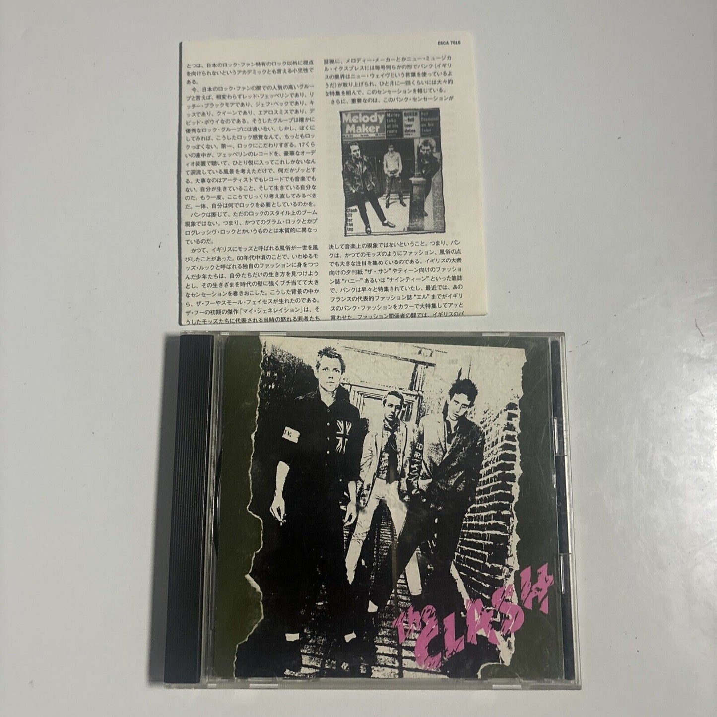 The Clash - The Clash (CD, 1996) Japan esca-7616 Rock