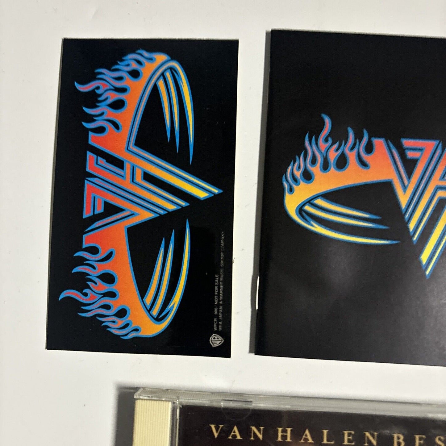 Van Halen - Best Of Volume 1 (CD, 1996) Japan wpcr-900 Sticker