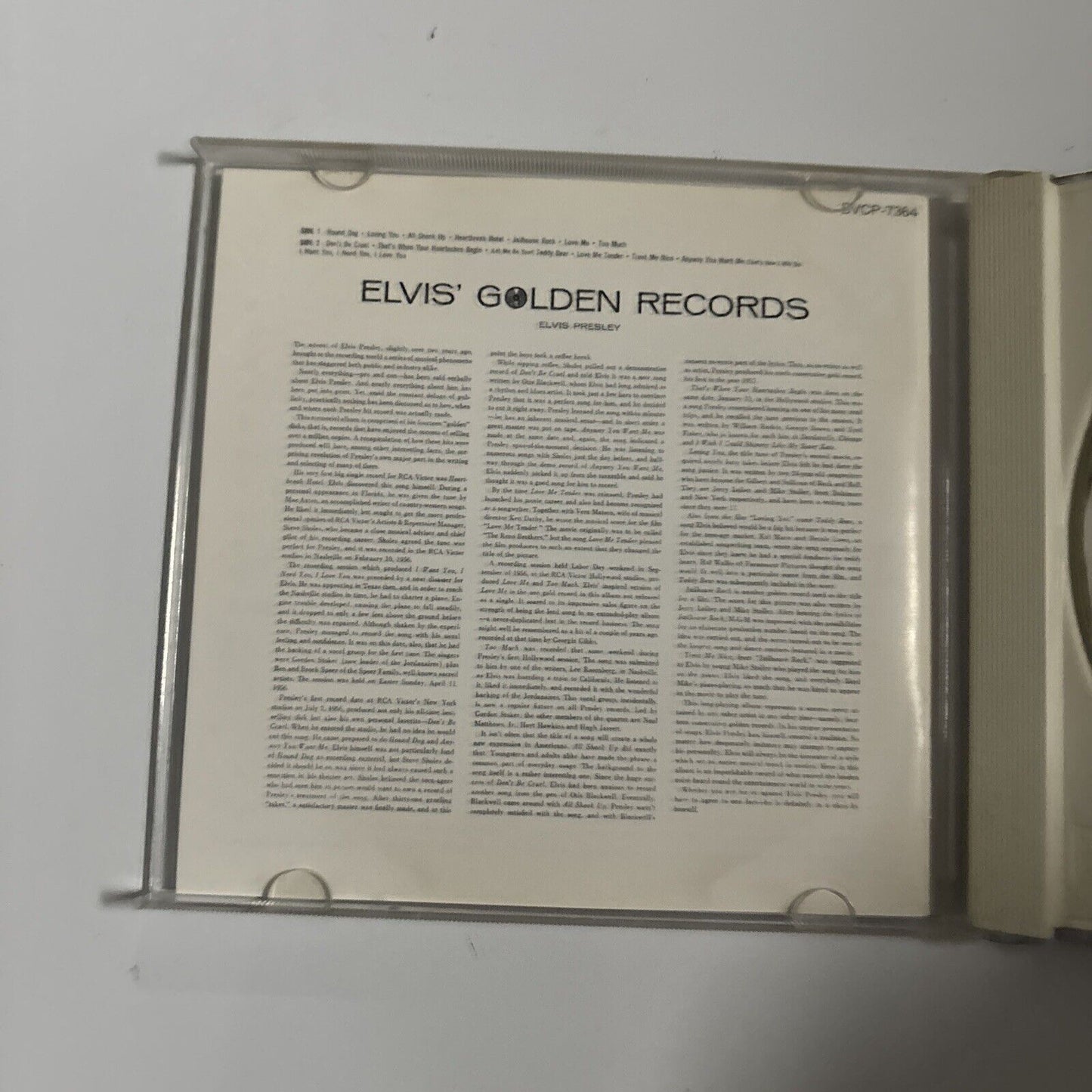 Elvis Presley - Elvis' Golden Records (CD, 1995) Japan BVCP-7364