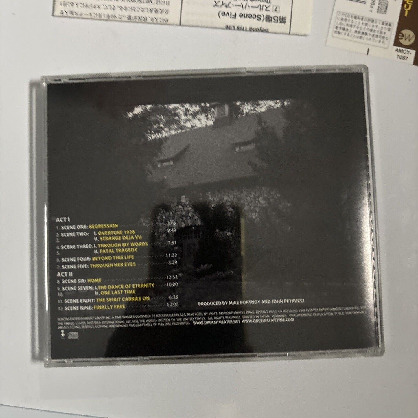 Dream Theater - Metropolis Pt. 2: Scenes From A Memory (CD 1999) Japan amcy-7087