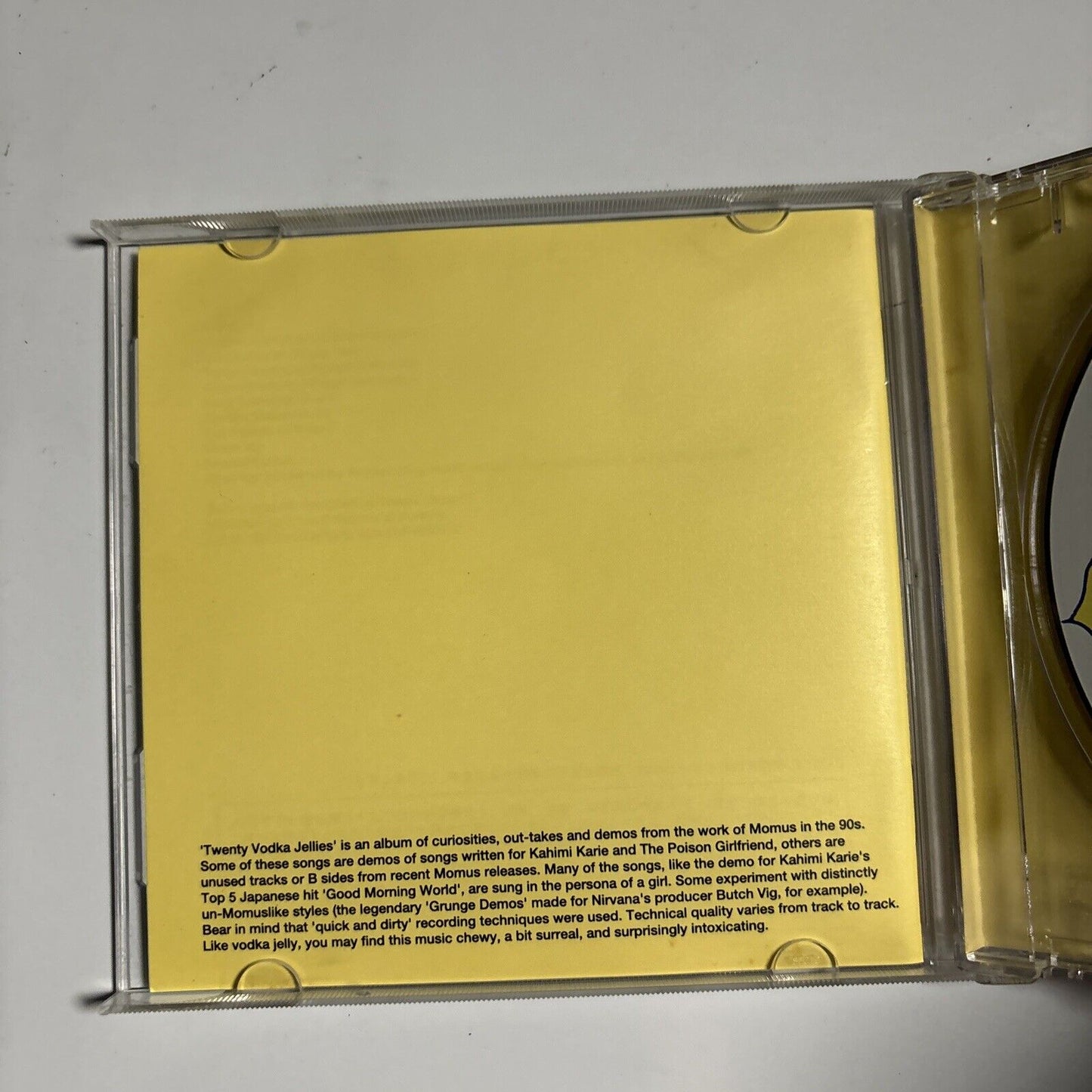 Momus - Twenty Vodka Jellies (CD, 1996) Japan COCY-80366