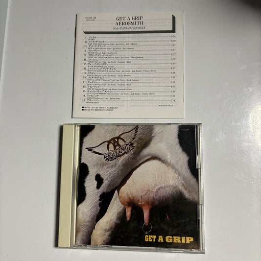 Aerosmith - Get A Grip (CD, 1993) Japan mvcg-108 Geffen Records