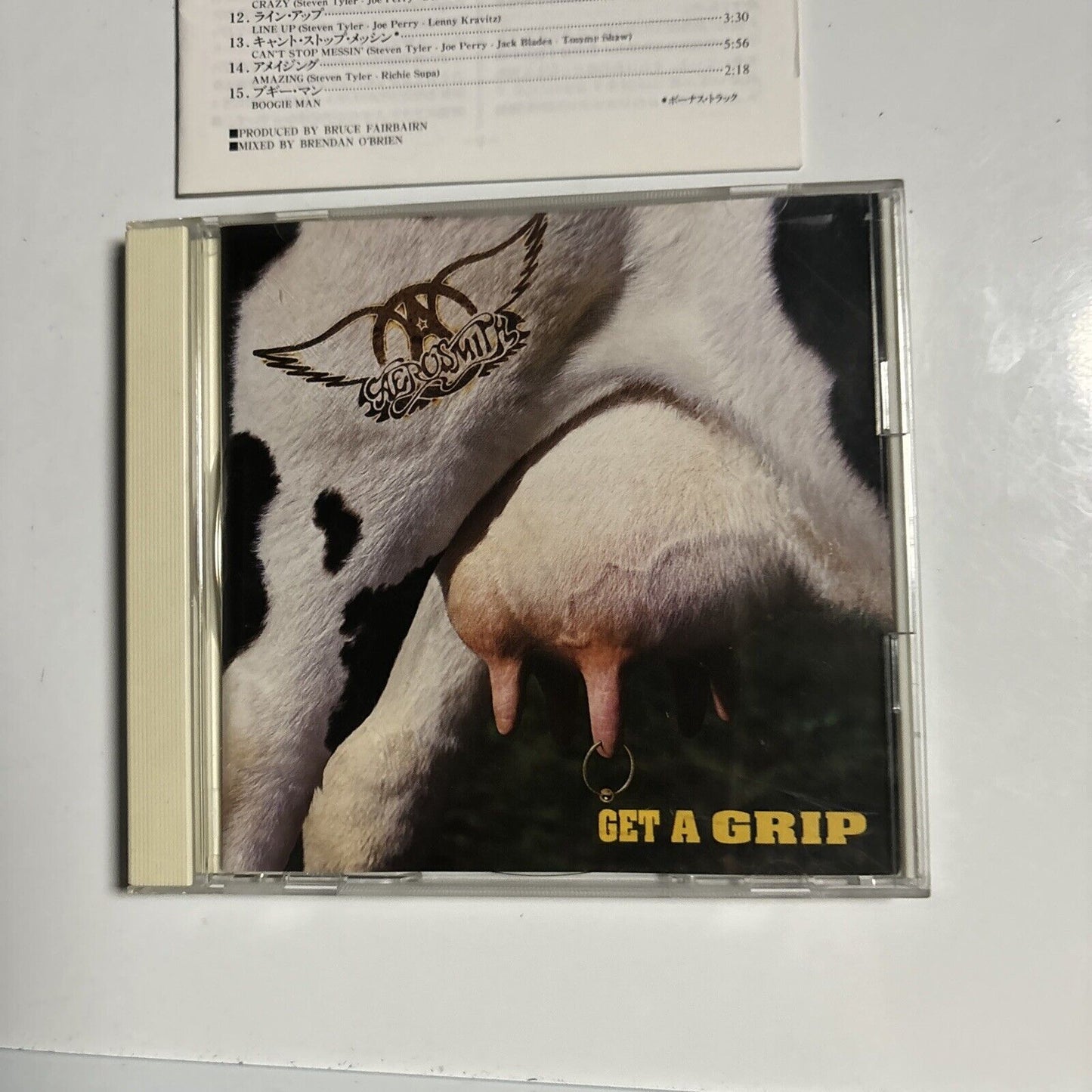 Aerosmith - Get A Grip (CD, 1993) Japan mvcg-108 Geffen Records