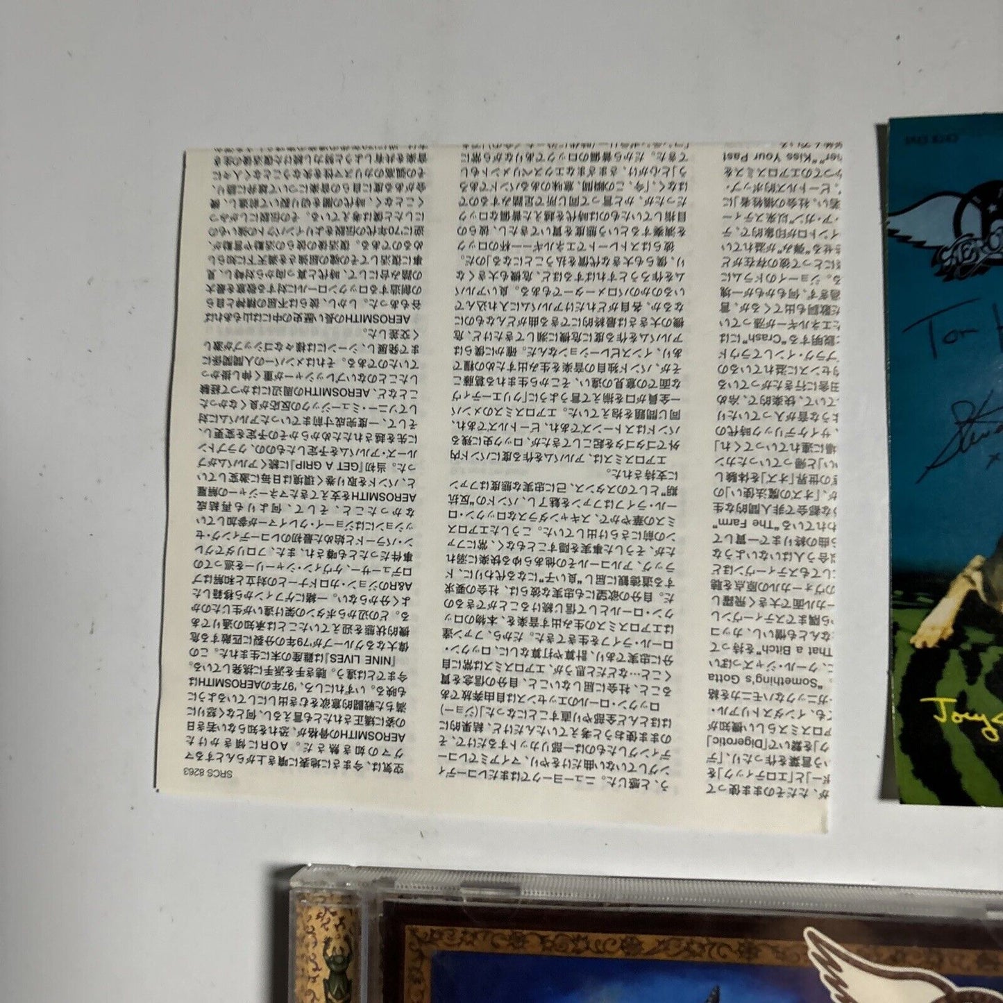 Aerosmith - Nine Lives (CD, 1997) Japan Sony Records SRCS-8263 Sticker