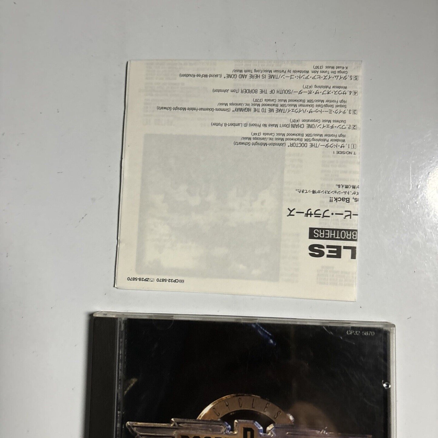 The Doobie Brothers - Cycles (CD, 1989) Japan CP32-5870