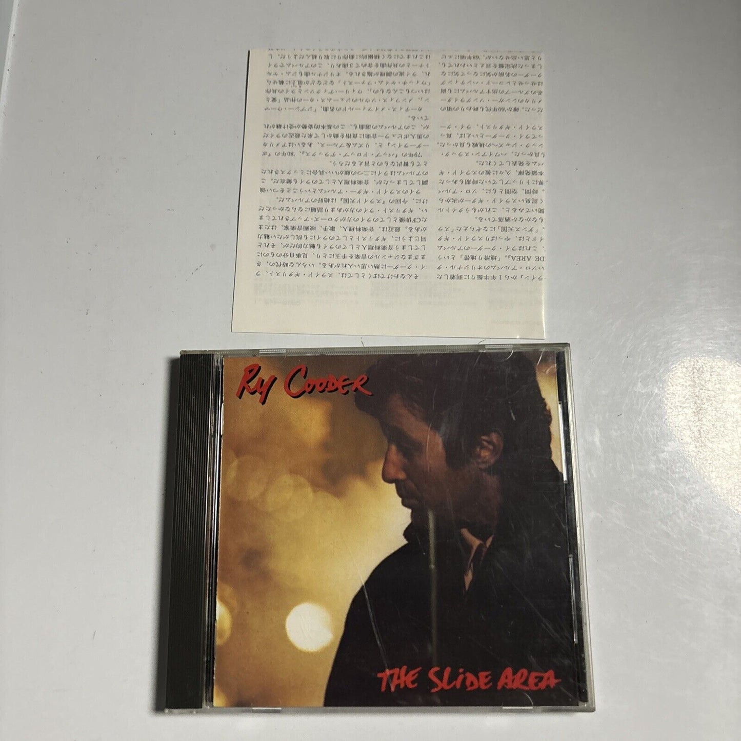 Ry Cooder - The Slide Area (CD, 1990) Japan wpcp-3159