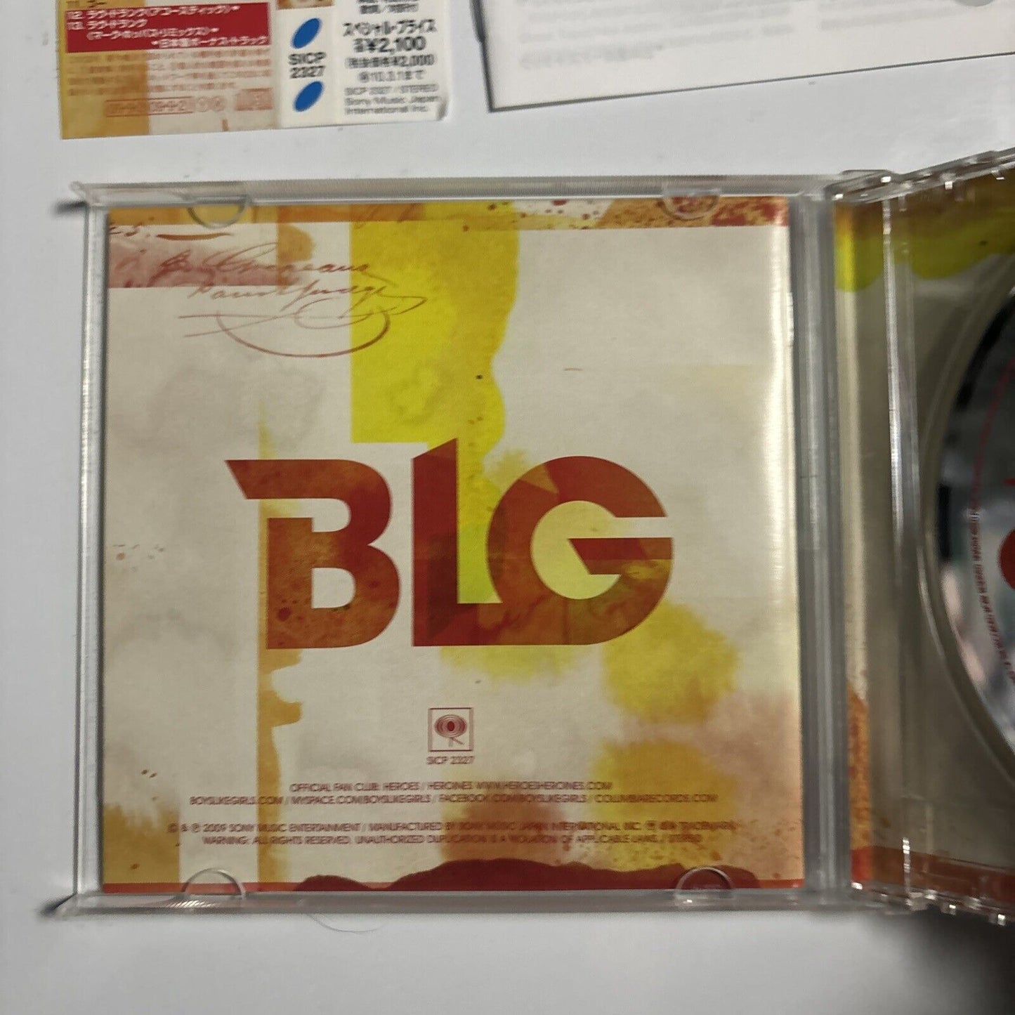 Boys Like Girls - Love Drunk [Japan Bonus Track] (CD, 2009) Japan sicp-2327