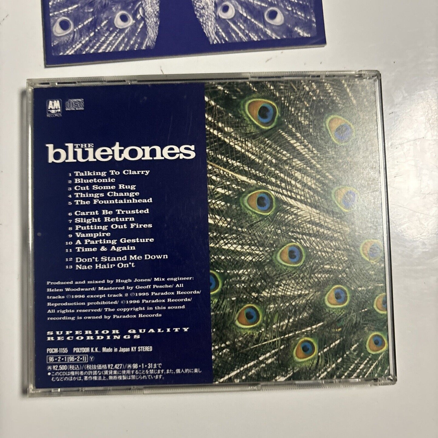 The Bluetones - Expecting To Fly [Japan Bonus Track] (CD, 1996) Japan POCM-1155