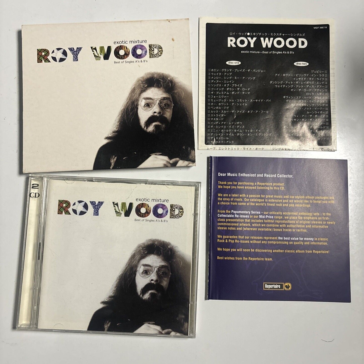 Roy Wood - Exotic Mixture - Best Of Singles A's & B's (CD, 1999) REP 4744-WR