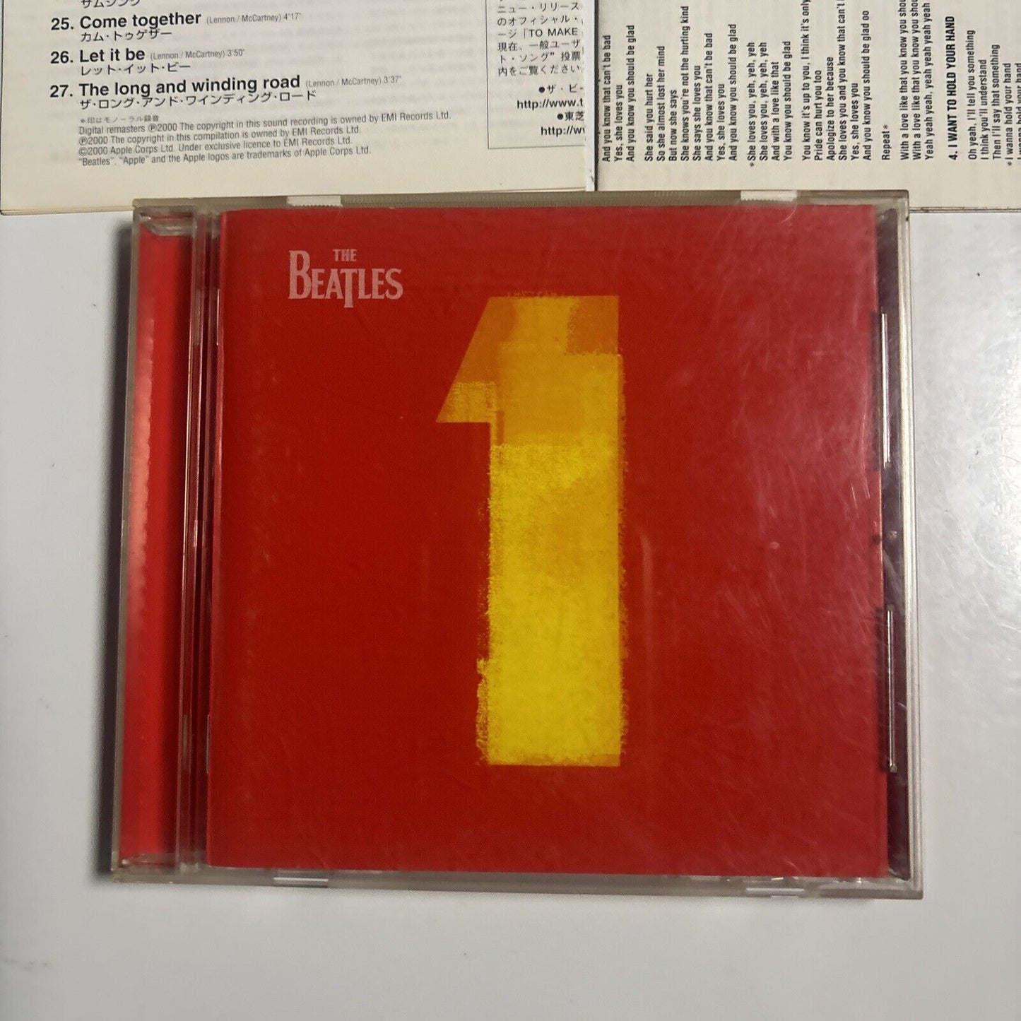 The Beatles - 1 (CD, 2000) Japan TOCP-65600