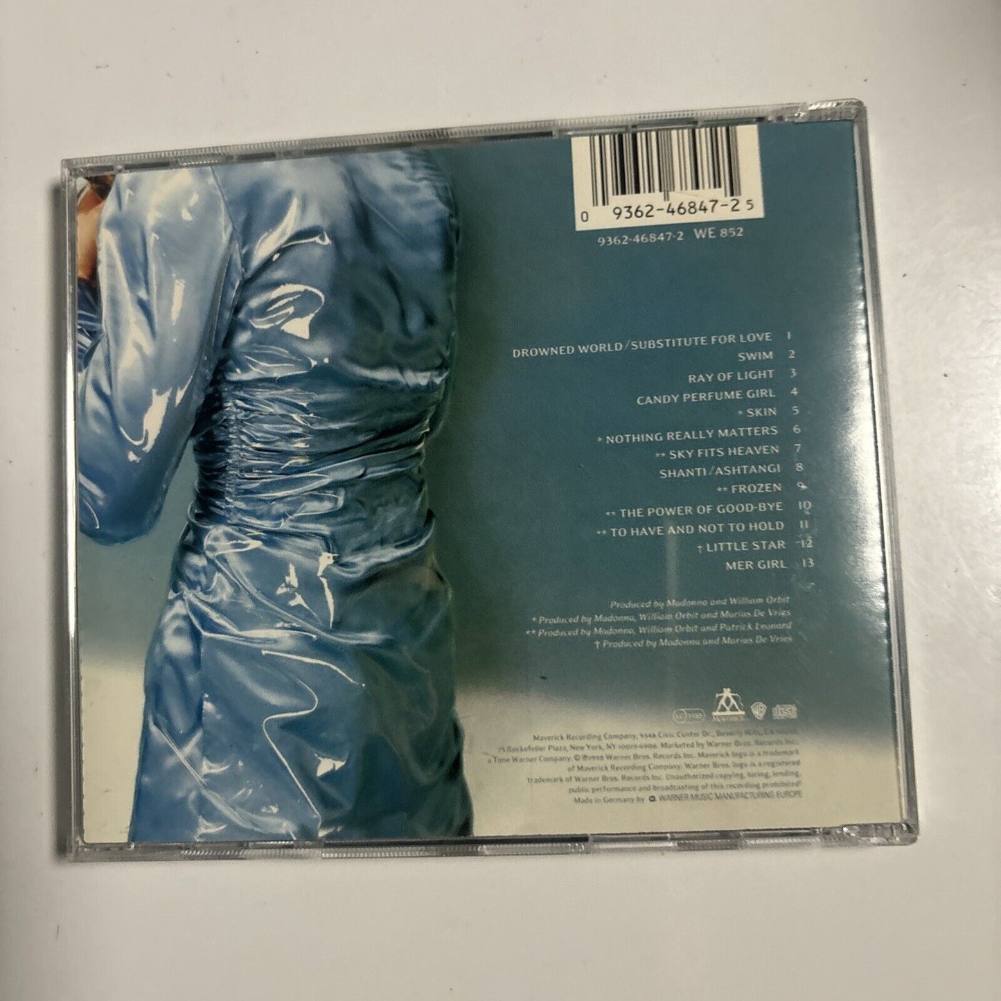 Madonna - Ray Of Light (CD, 1998) 9362-46847-2
