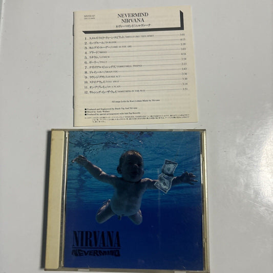 Nirvana - Nevermind (CD, 1991) Japan MVC6-67