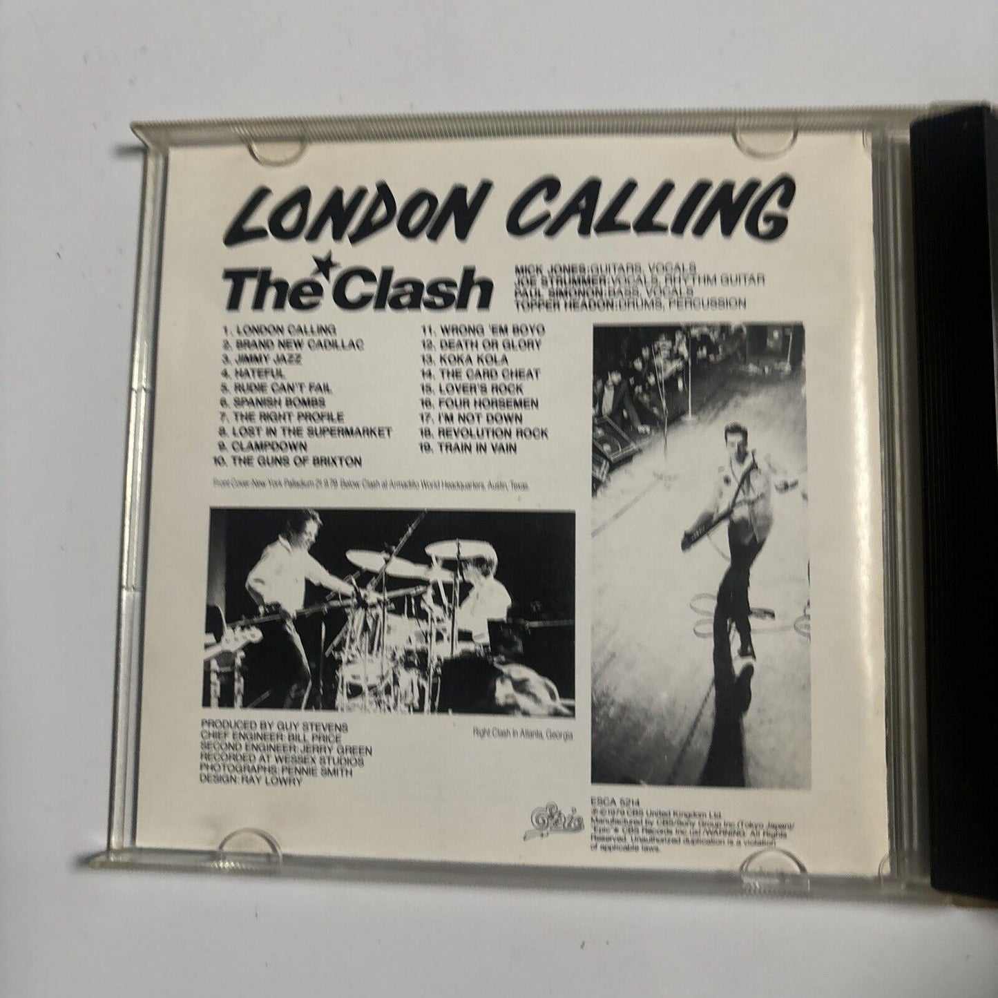The Clash - London Calling (CD, 1990) Japan ESCA-5214