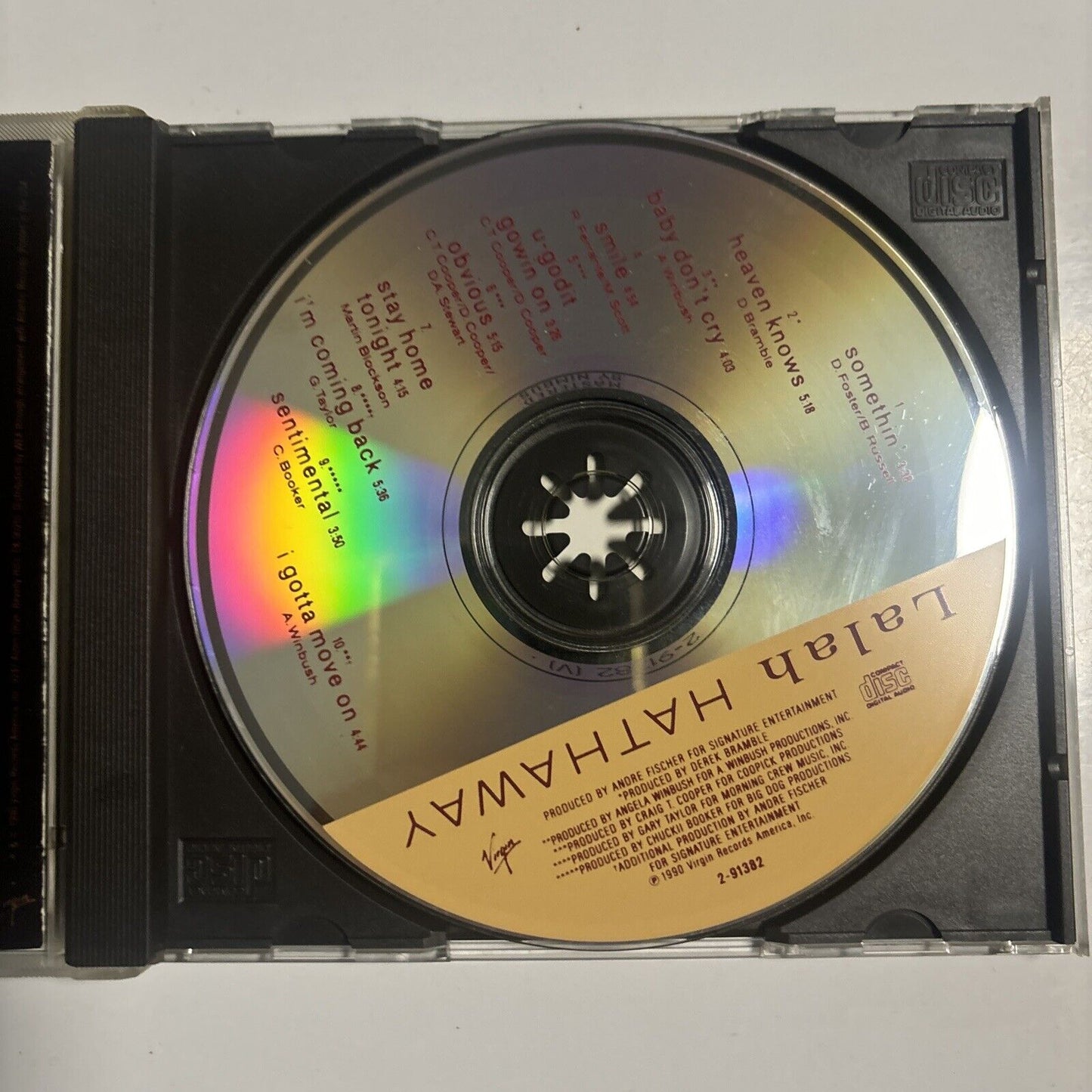 Lalah Hathaway - Lalah Hathaway (CD, 1990)  91382-2