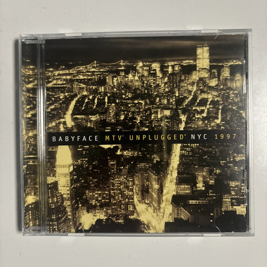 Babyface - MTV Unplugged NYC 1997 (CD, 1997) EK 68779 Funk/Soul