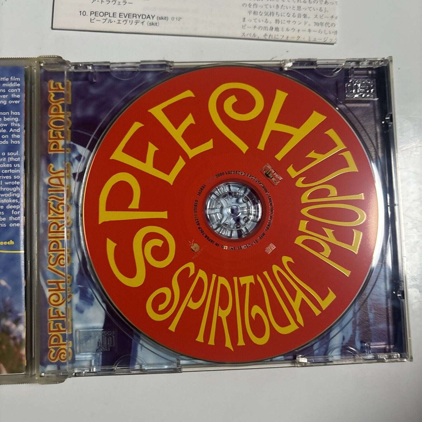 Speech - Spiritual People (CD, 2000) Japan tocp-65370