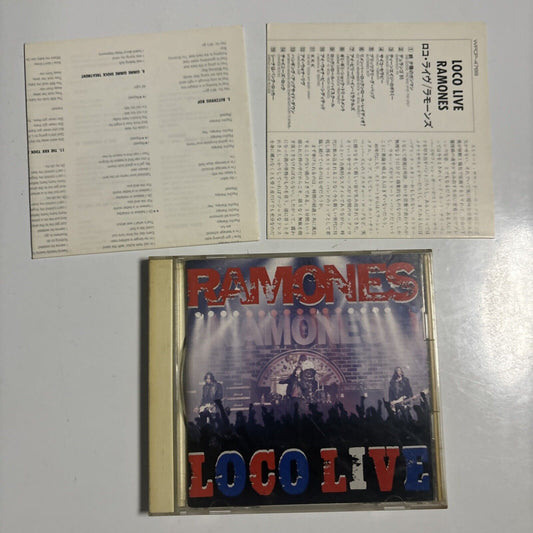 Ramones - Loco Live (CD, 1992) Japan wpcp-4789