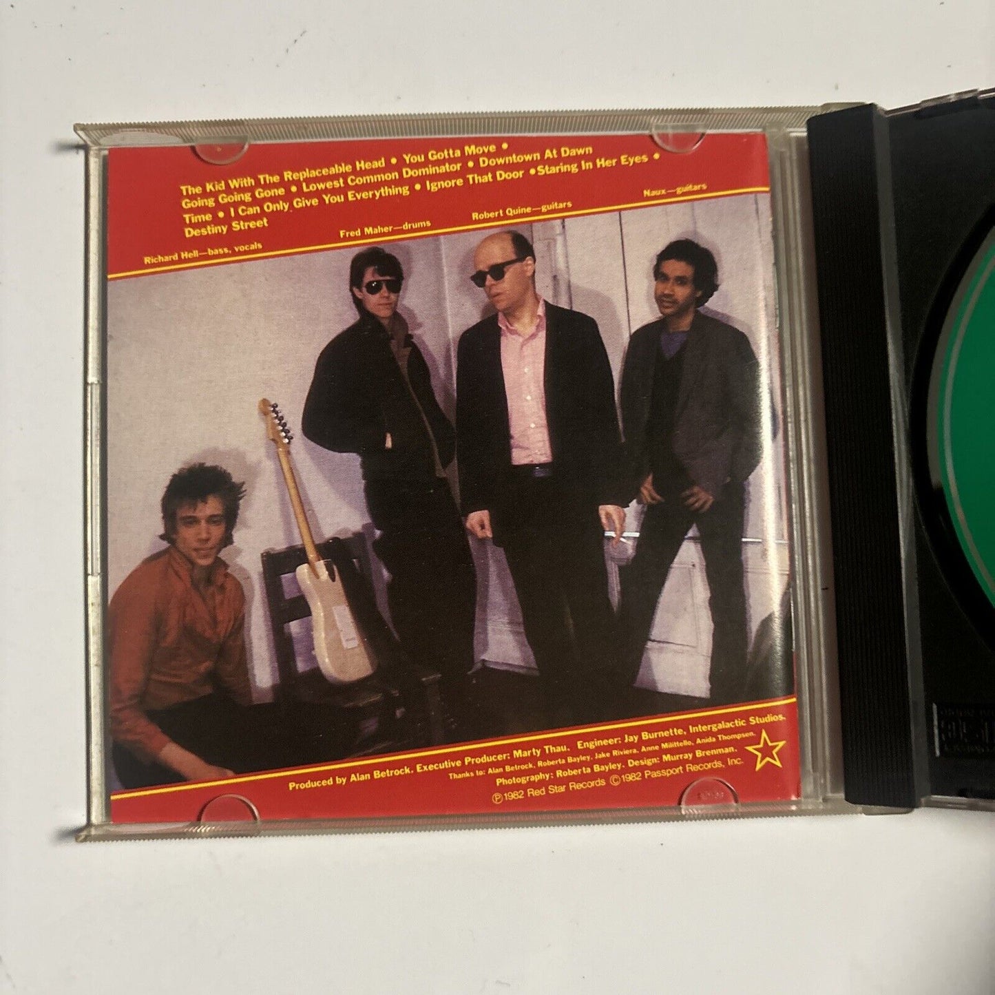 Richard Hell And The Voidoids - Destiny Street (CD, 1990) Japan VPCK 85069