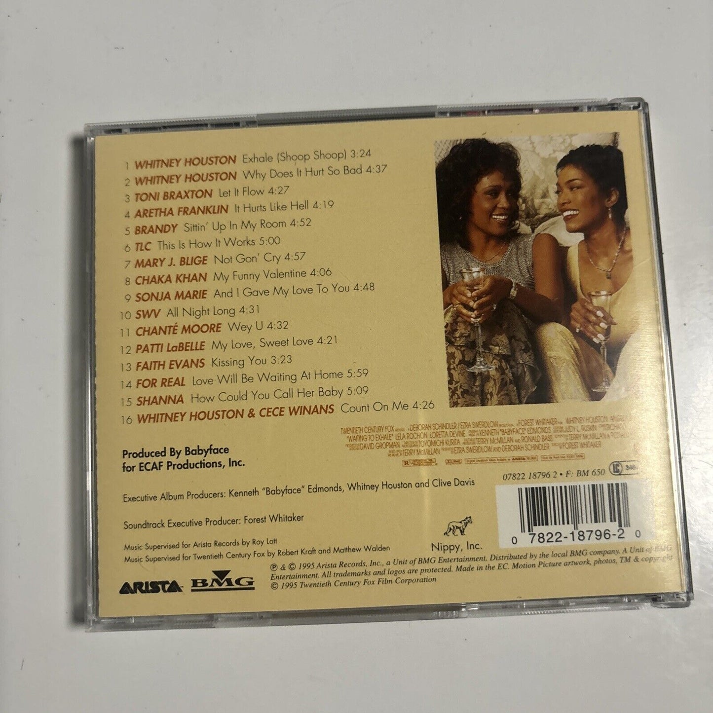 Waiting To Exhale (Original Soundtrack Album) (CD, 1995) Arista 357655