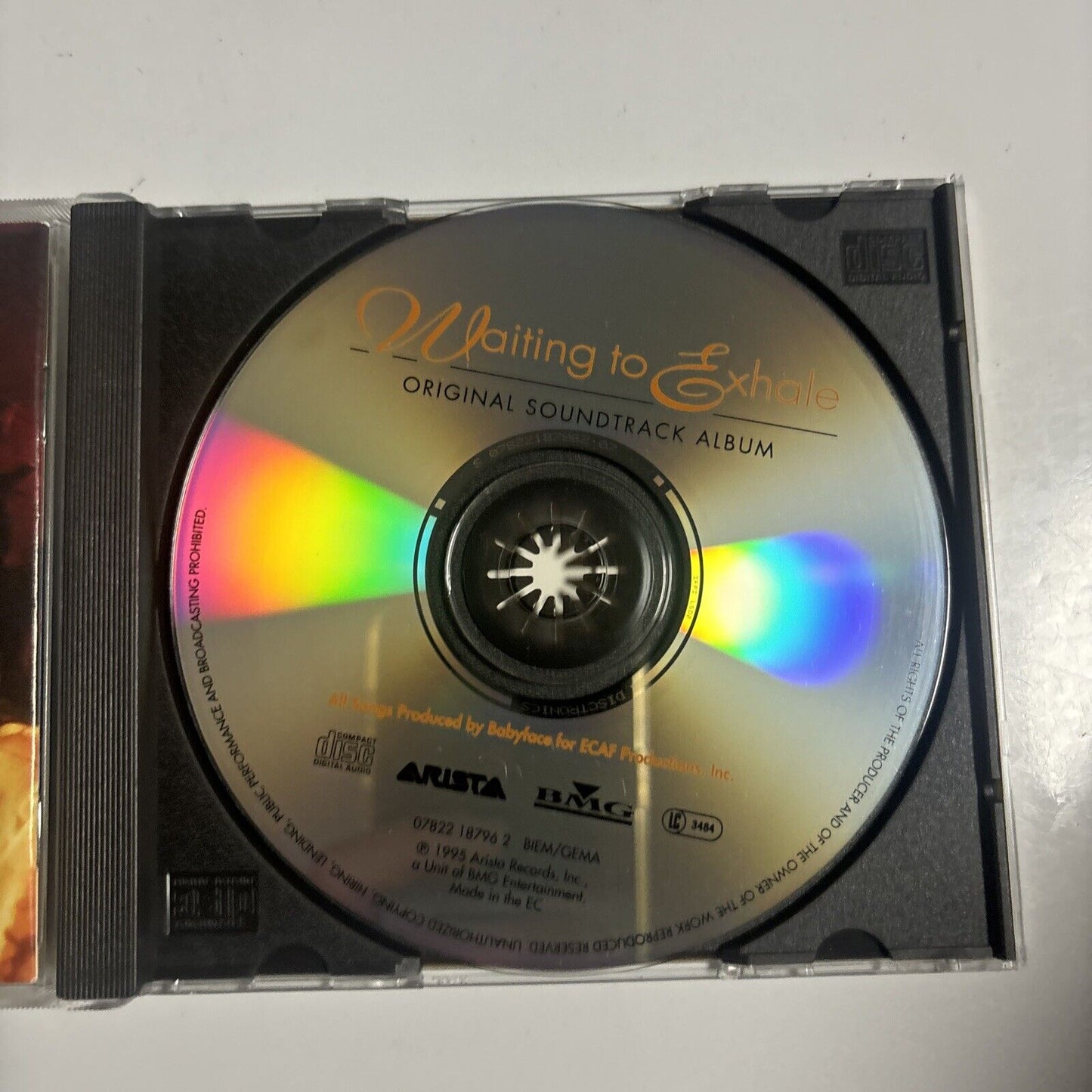 Waiting To Exhale (Original Soundtrack Album) (CD, 1995) Arista 357655