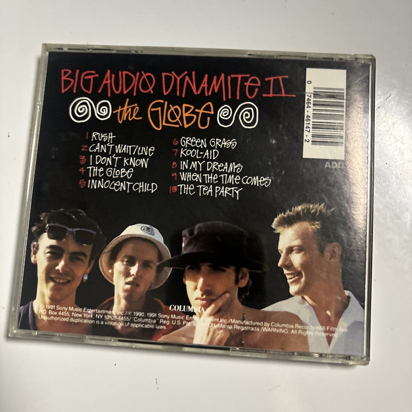 Big Audio Dynamite II - The Globe (CD, 1991) CK 46147