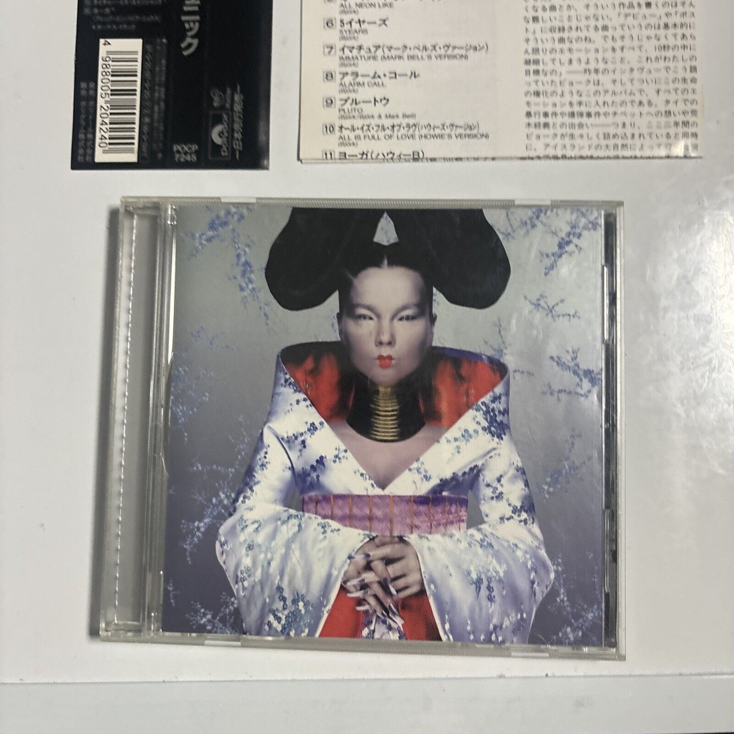 Björk - Homogenic (CD, 1997) Japan Pocp-7245 Obi