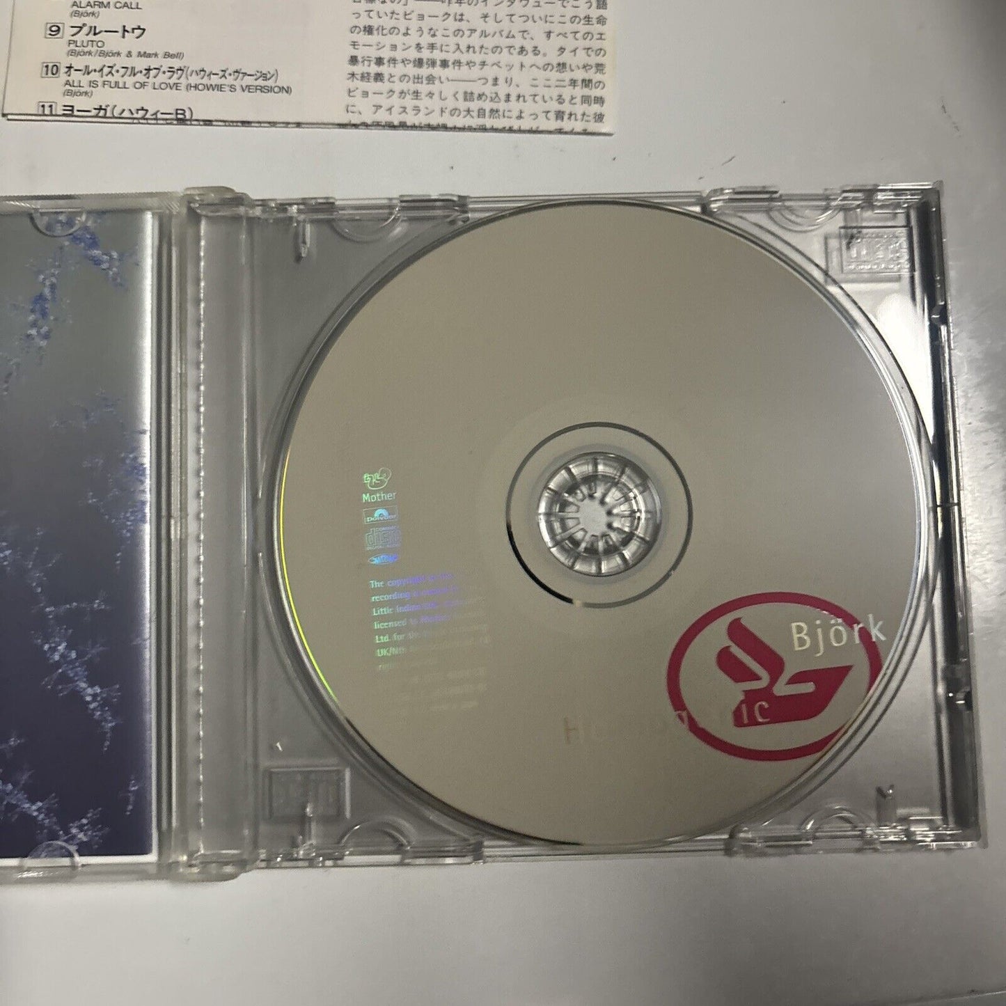 Björk - Homogenic (CD, 1997) Japan Pocp-7245 Obi