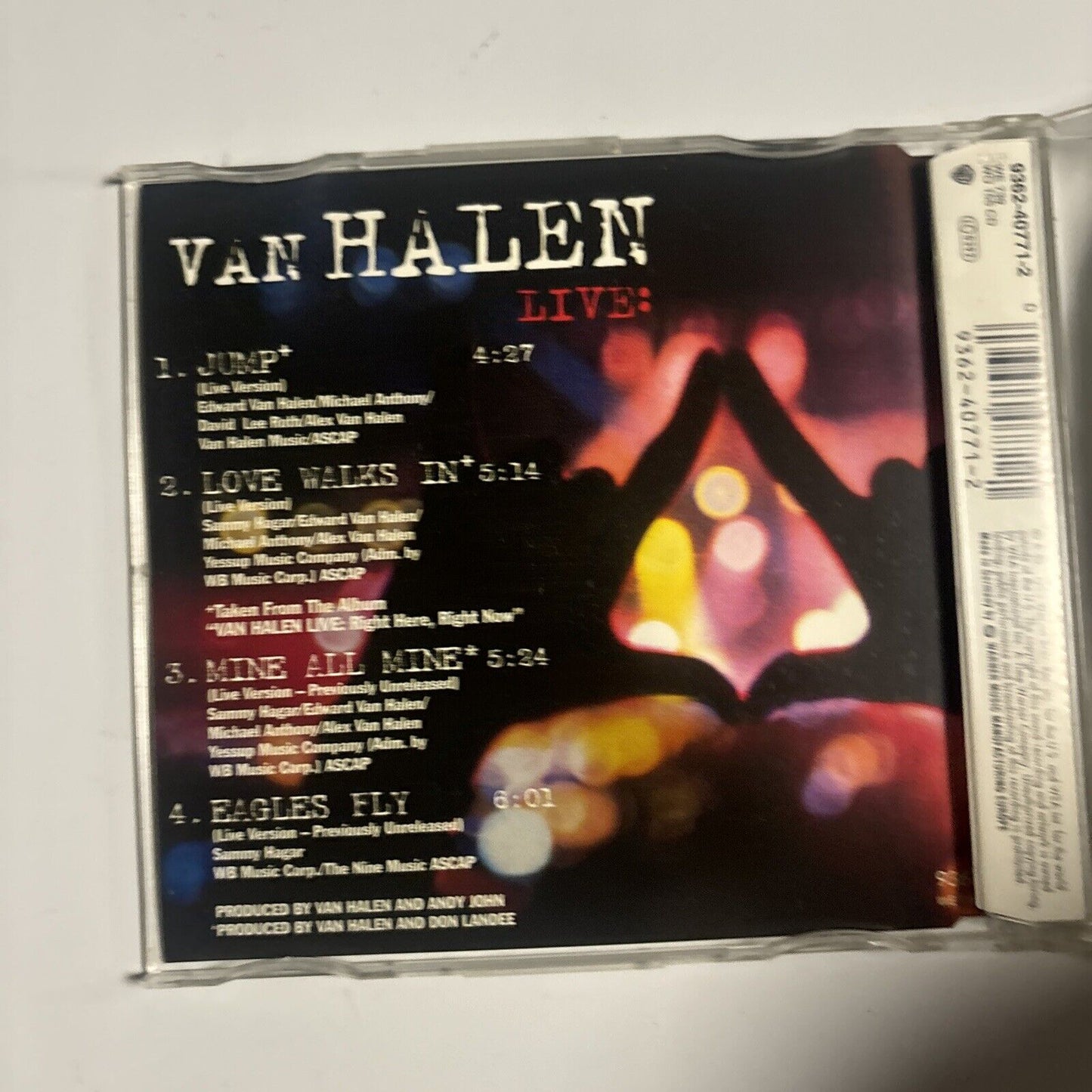 Van Halen - Live: Jump (CD, 1993) USA Warner Bros. Records