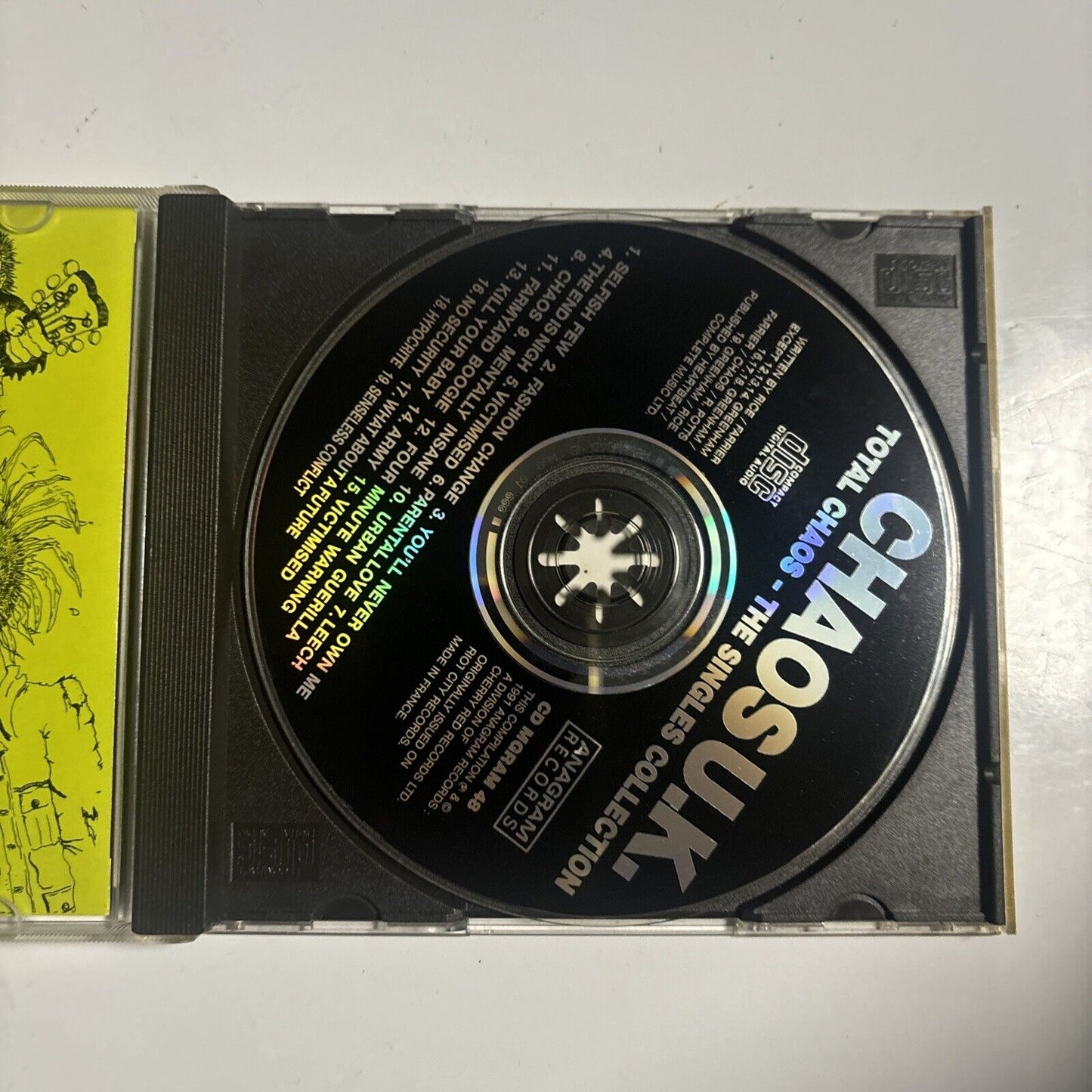 Chaos UK - Total Chaos - The Singles Collection (CD, 1998) Japan MGRAM 48 Rock