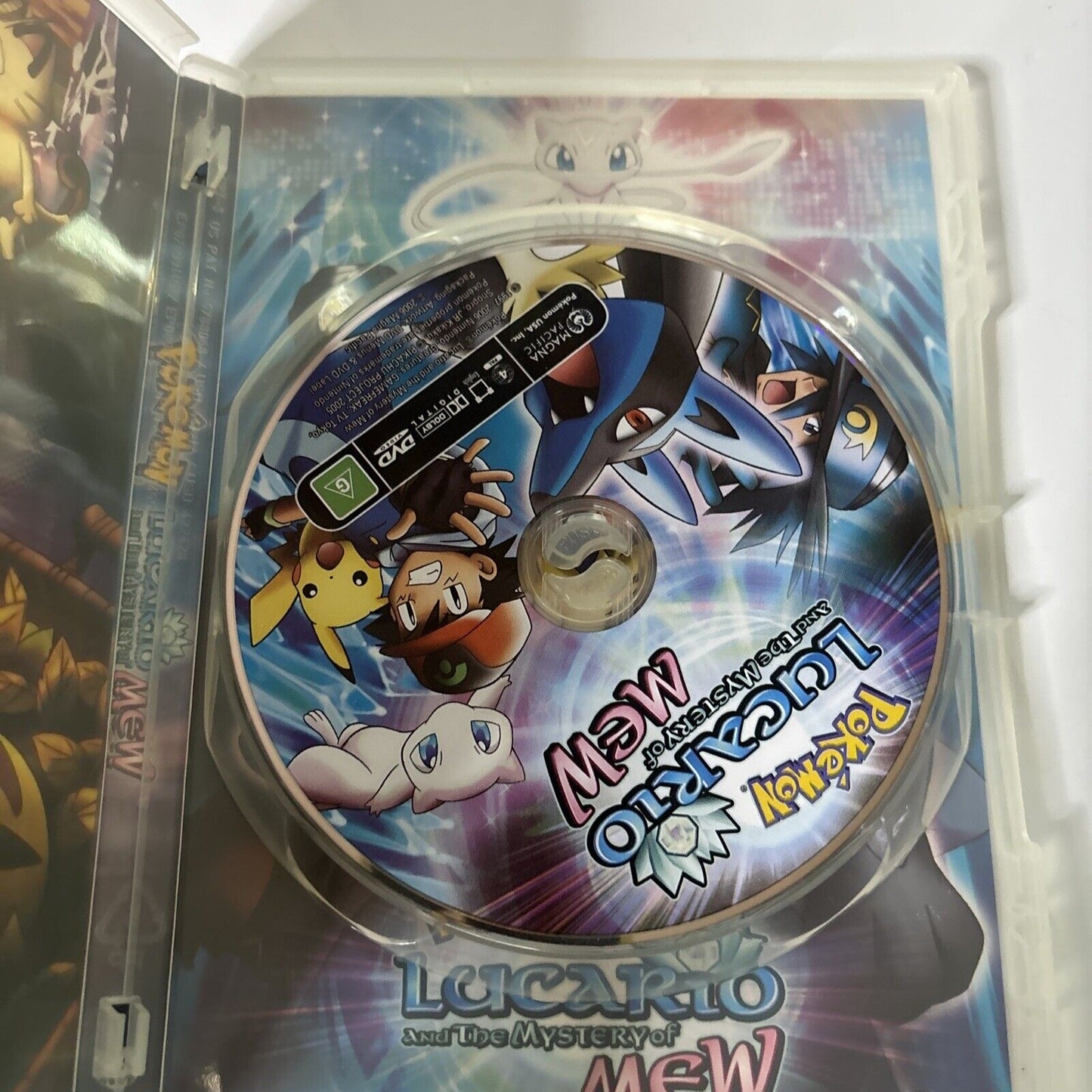 Pokemon - Lucario & the Mystery of Mew : Movie 8 (DVD, 2005) Region 4