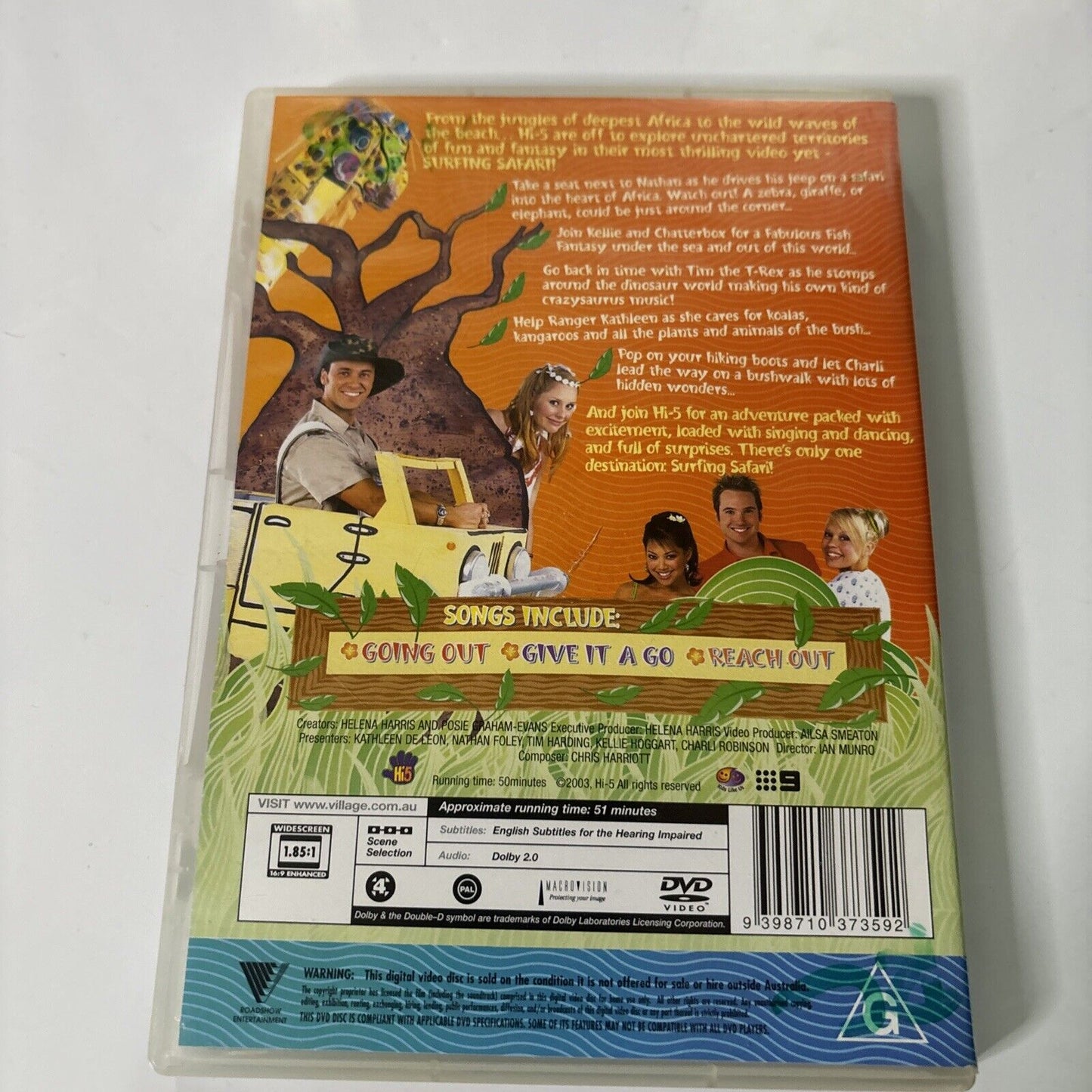 Hi-5 Surfing Safari (DVD)  Region 4