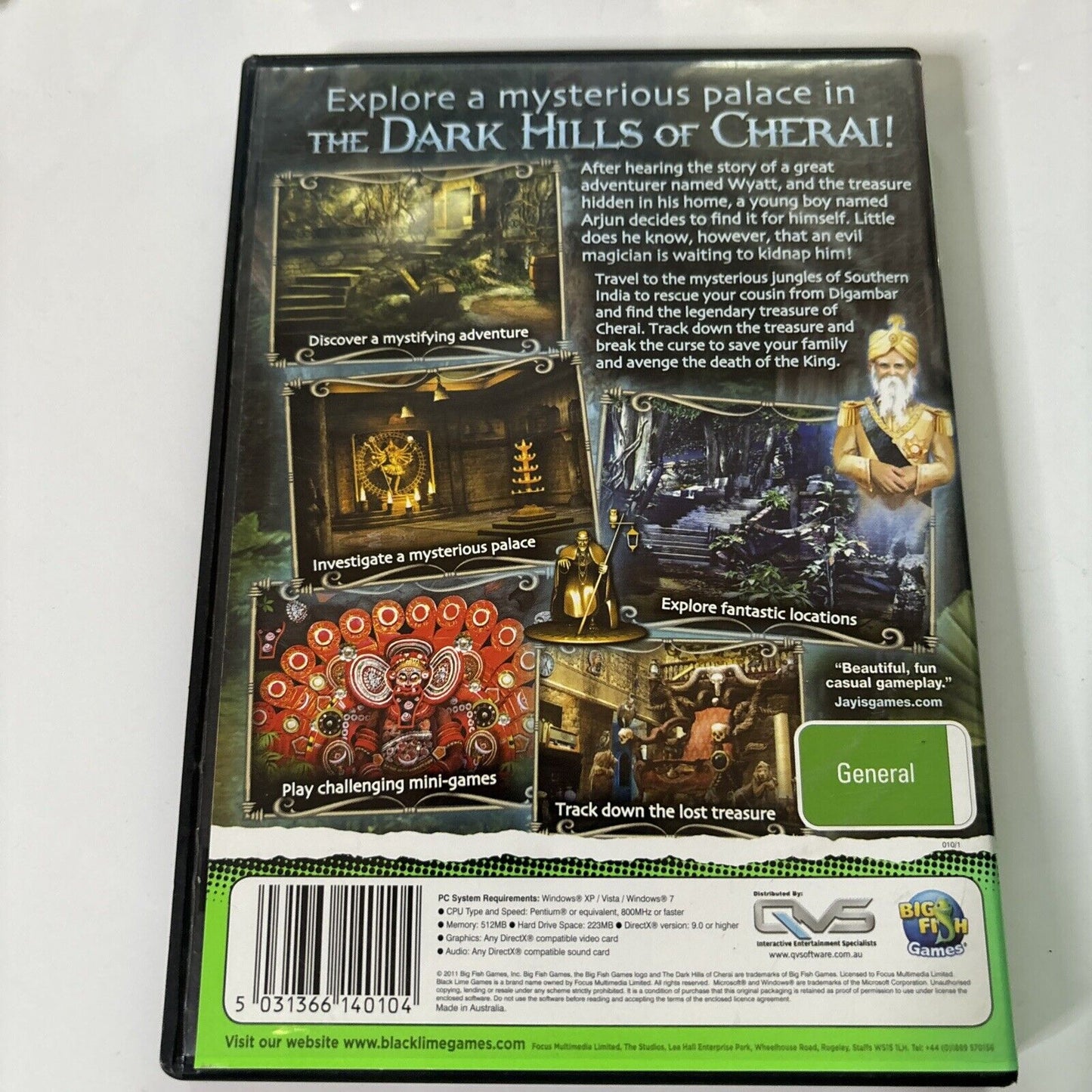 The Dark Hills of Cherai PC CD-ROM Hidden Object Game