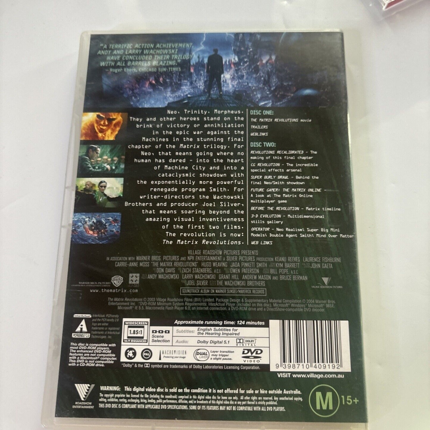 The Matrix Revolutions (DVD, 2003) Region 4
