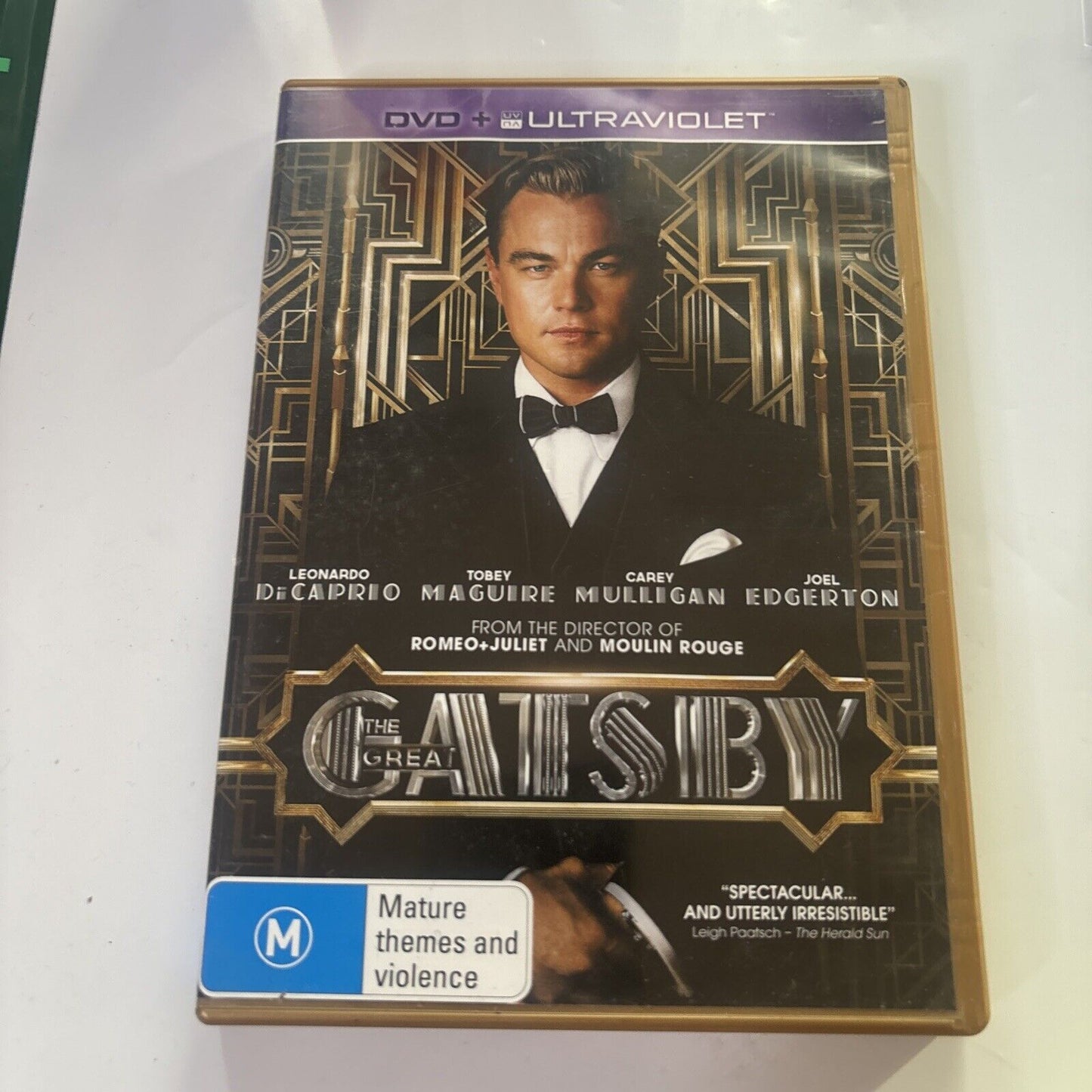 The Great Gatsby (DVD, 2013) Leonardo DiCaprio  Region 4