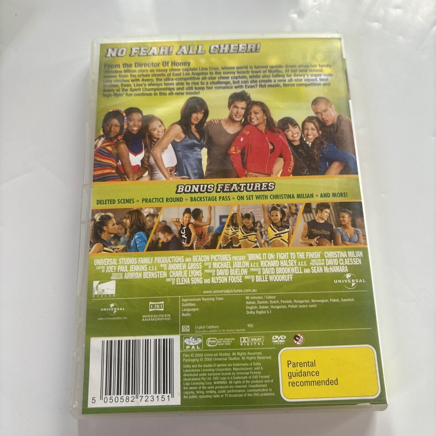 Bring It On - Fight to the Finish (DVD, 2009) Region 4