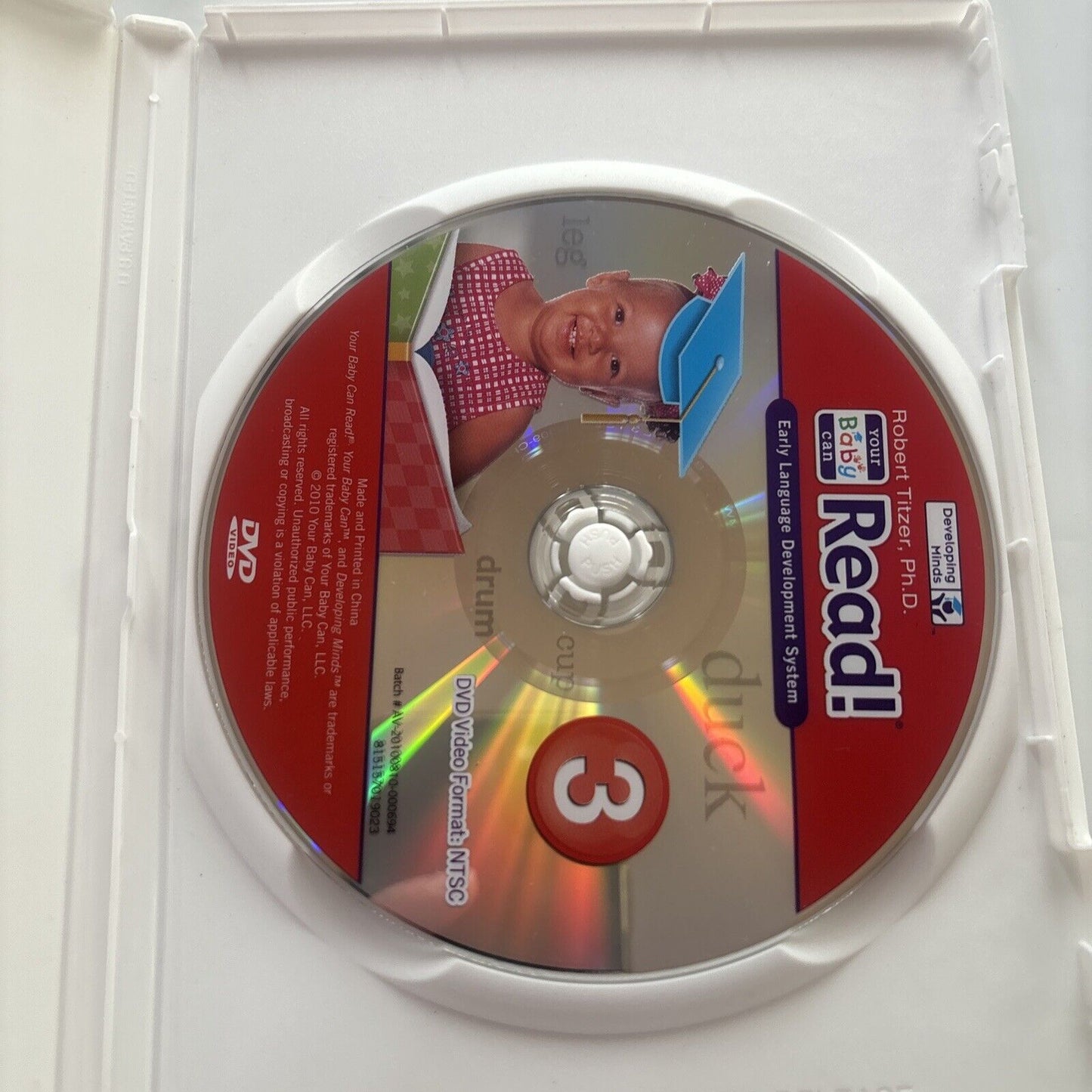 Your Baby Can Read! Vol 3 (DVD) Robert Titzer Early Language Development System