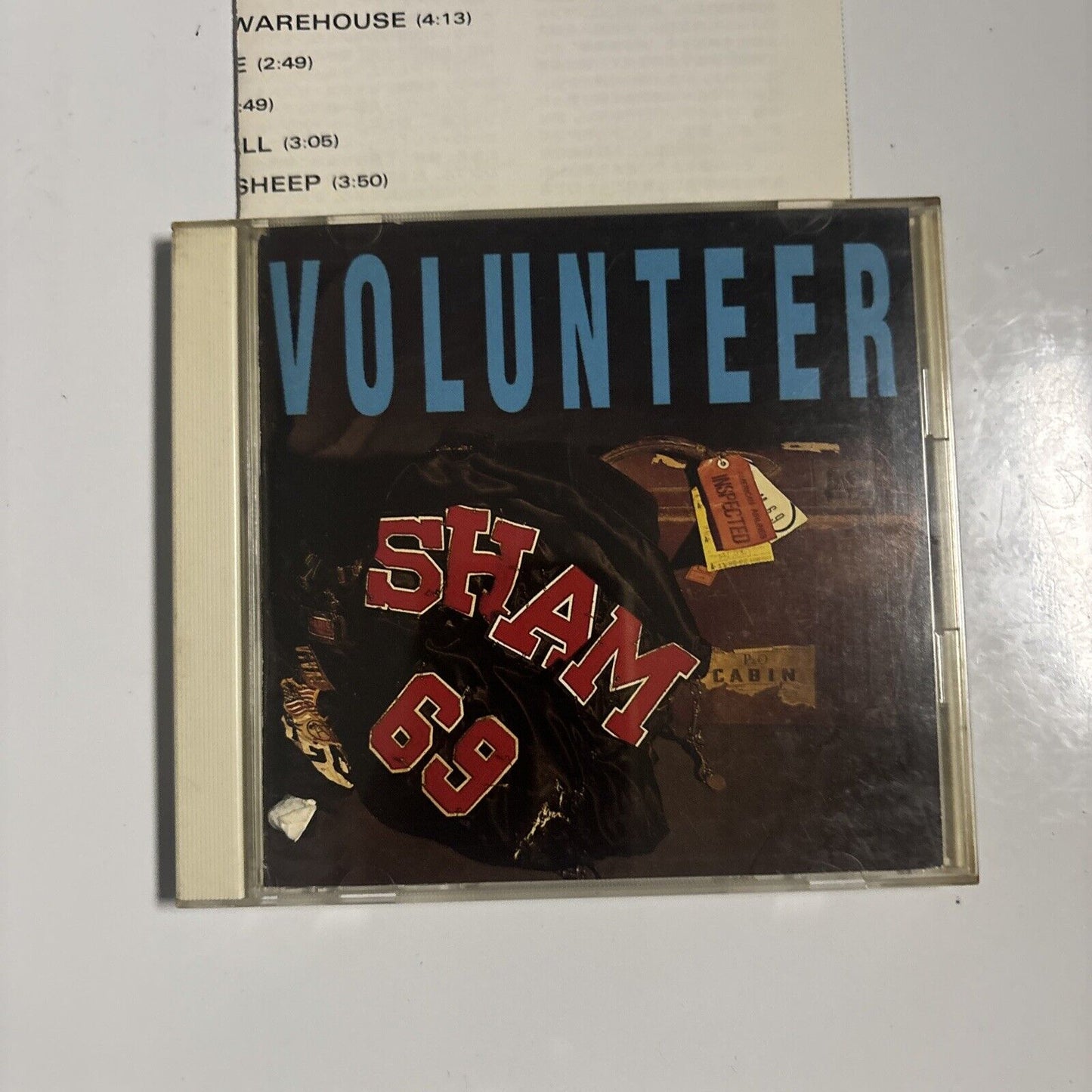 Sham 69 - Volunteer (CD, 1989) Japan CBS/Sony 25dp-5419