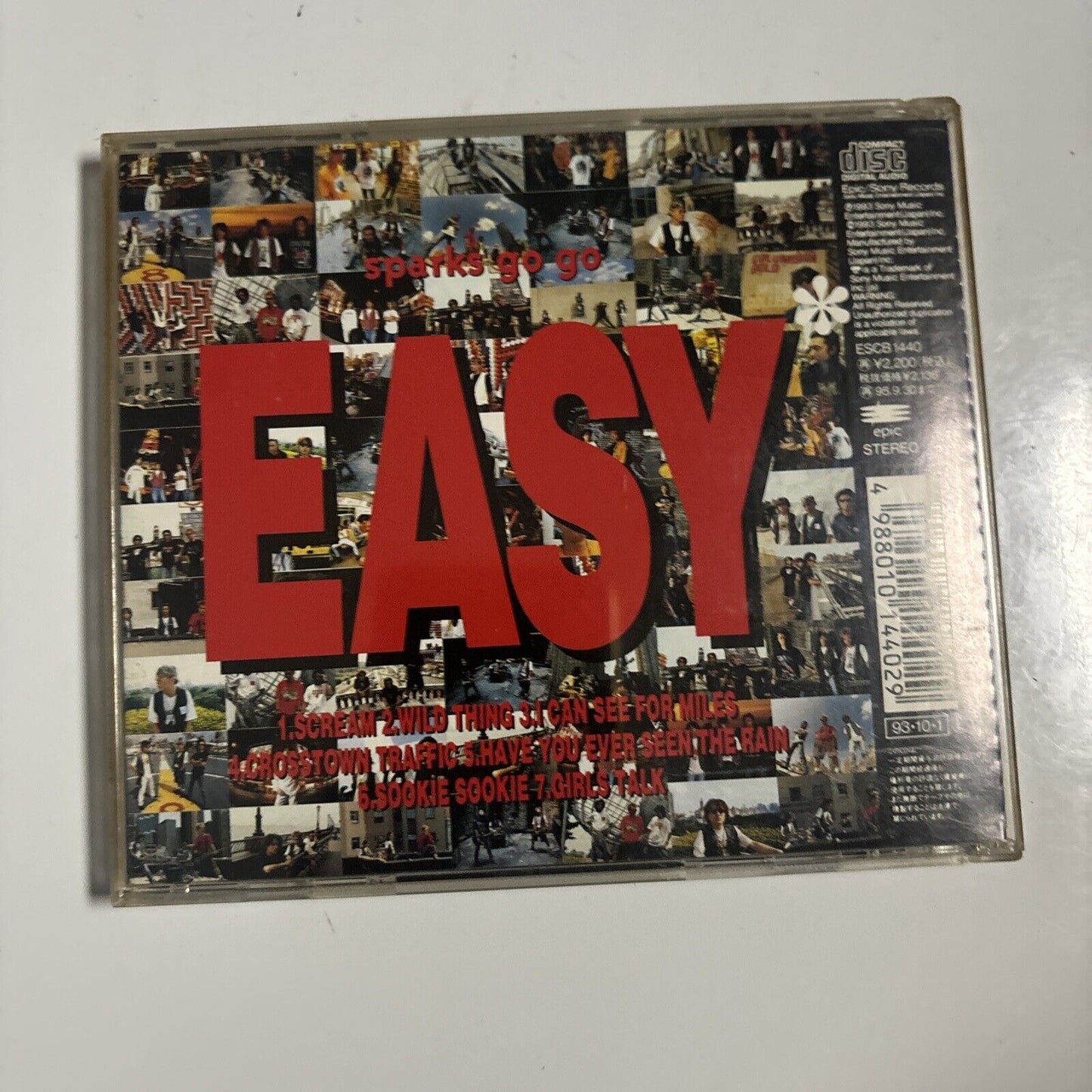 Sparks Go Go - Easy (CD, 1993) Japan ESCB-1440 Rock