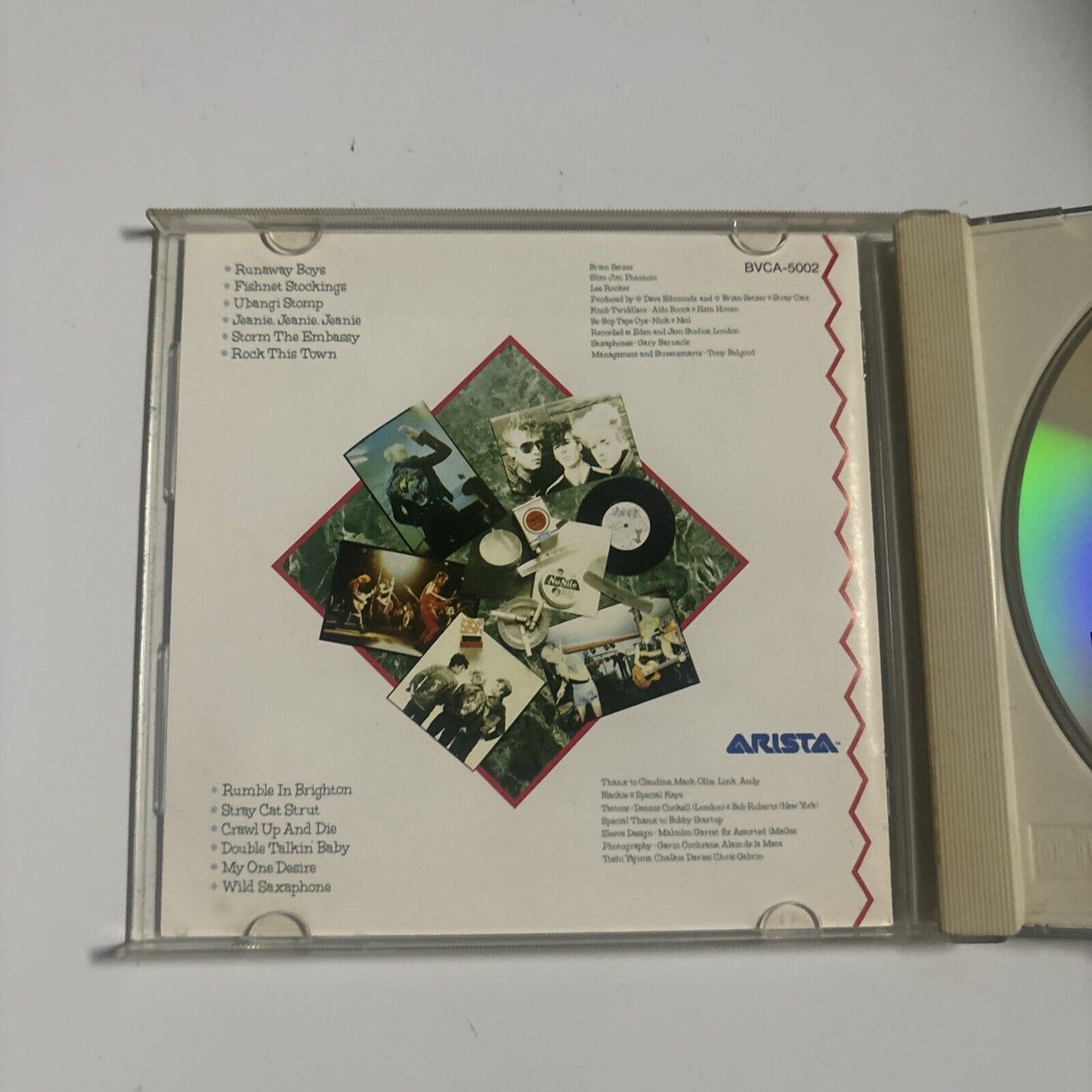 Stray Cats - Stray Cats (CD, 1990)  Japan BVCA-5002