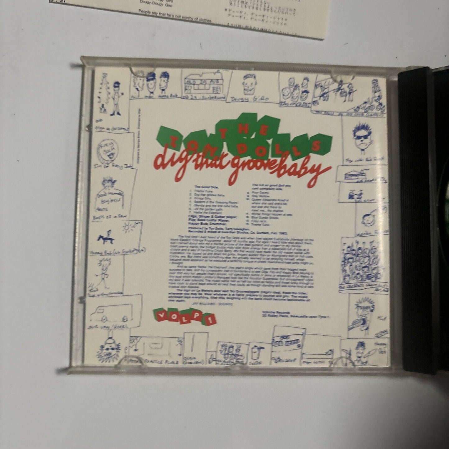 Toy Dolls - Dig That Groove Baby (CD, 1989) Japan 85061