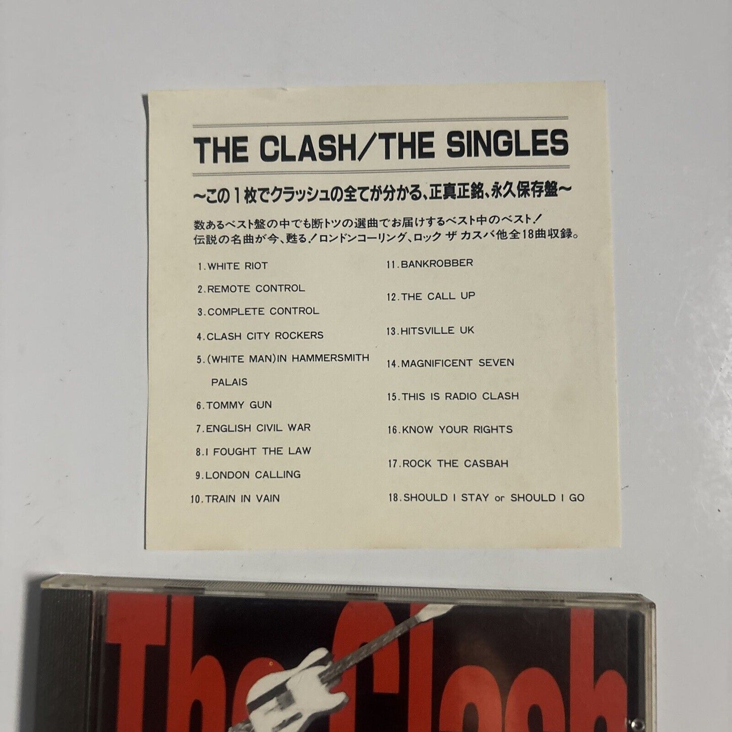 The Clash - The Singles (CD, 1991) Columbia 468946 2