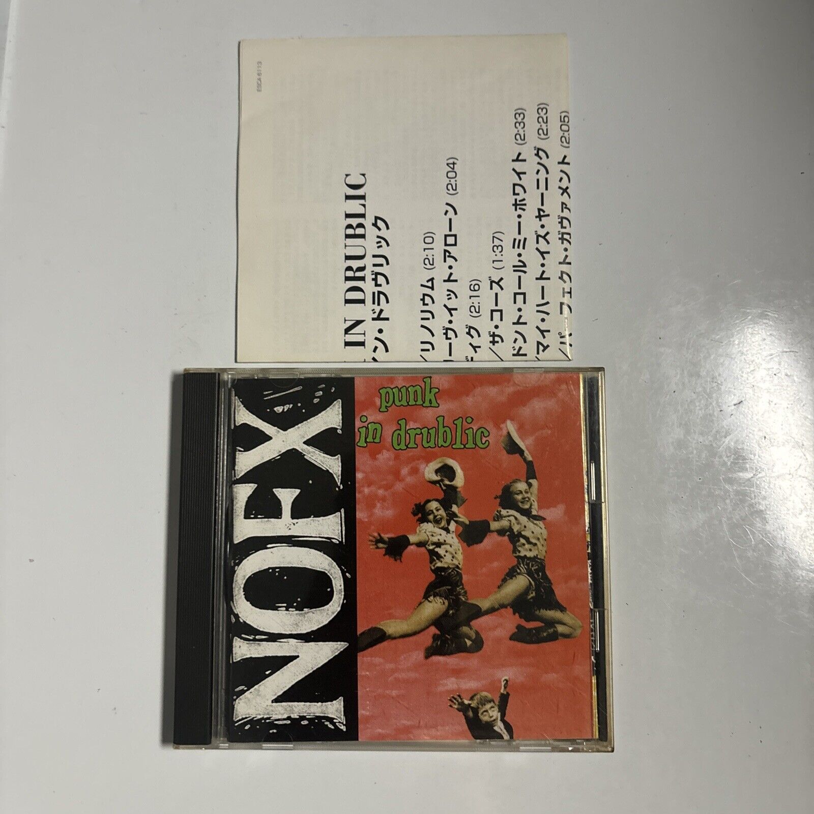 Nofx Punk In Drublic Cd 1995 Japan Esca 6113 Retro Unit