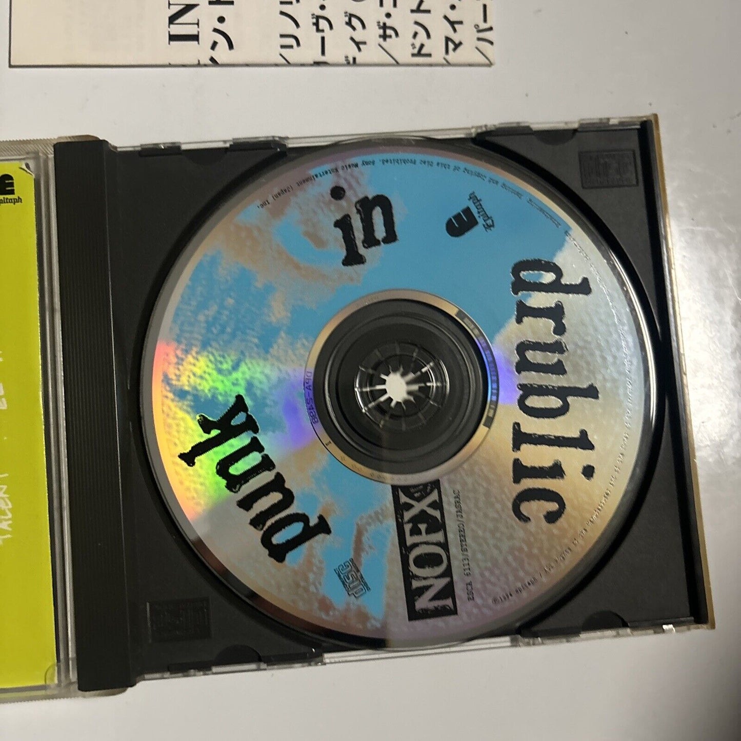 NOFX - Punk In Drublic (CD, 1995) Japan ESCA 6113