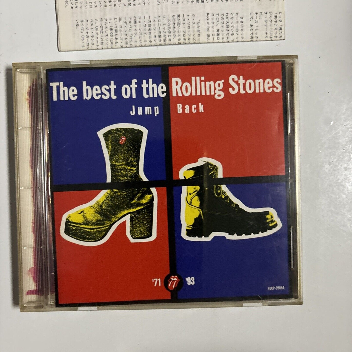 The Rolling Stones - Jump Back (CD, 1993) Japan vjcp-25084