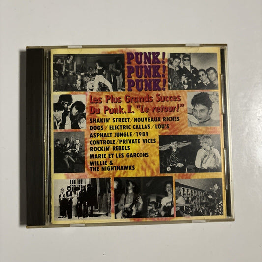 Les Plus Grand Succès Du Punk II - "Le Retour!" (CD, 1993) Japan MECR-25028