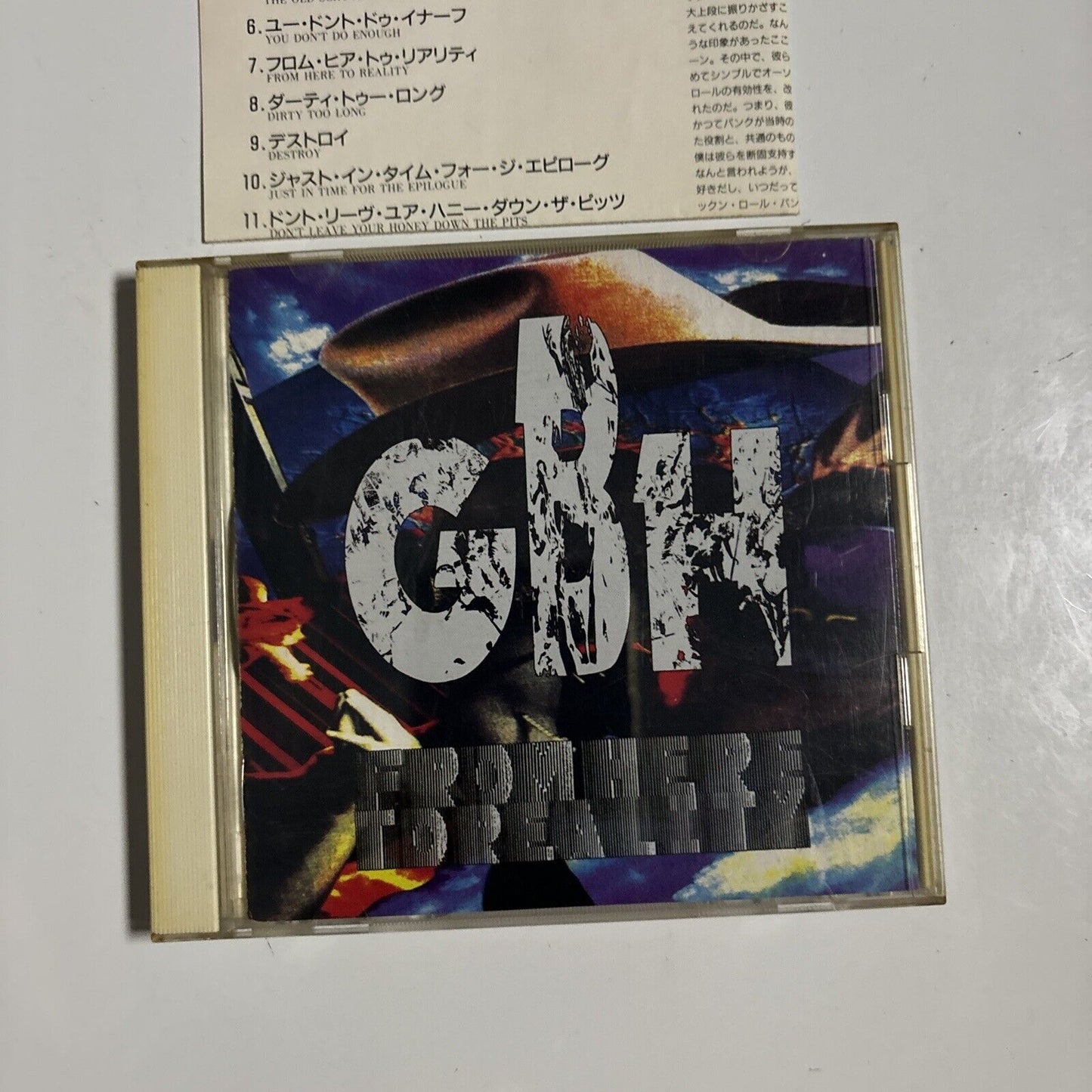 G.B.H. - From Here To Reality (CD, 1991) Japan pccy-00218