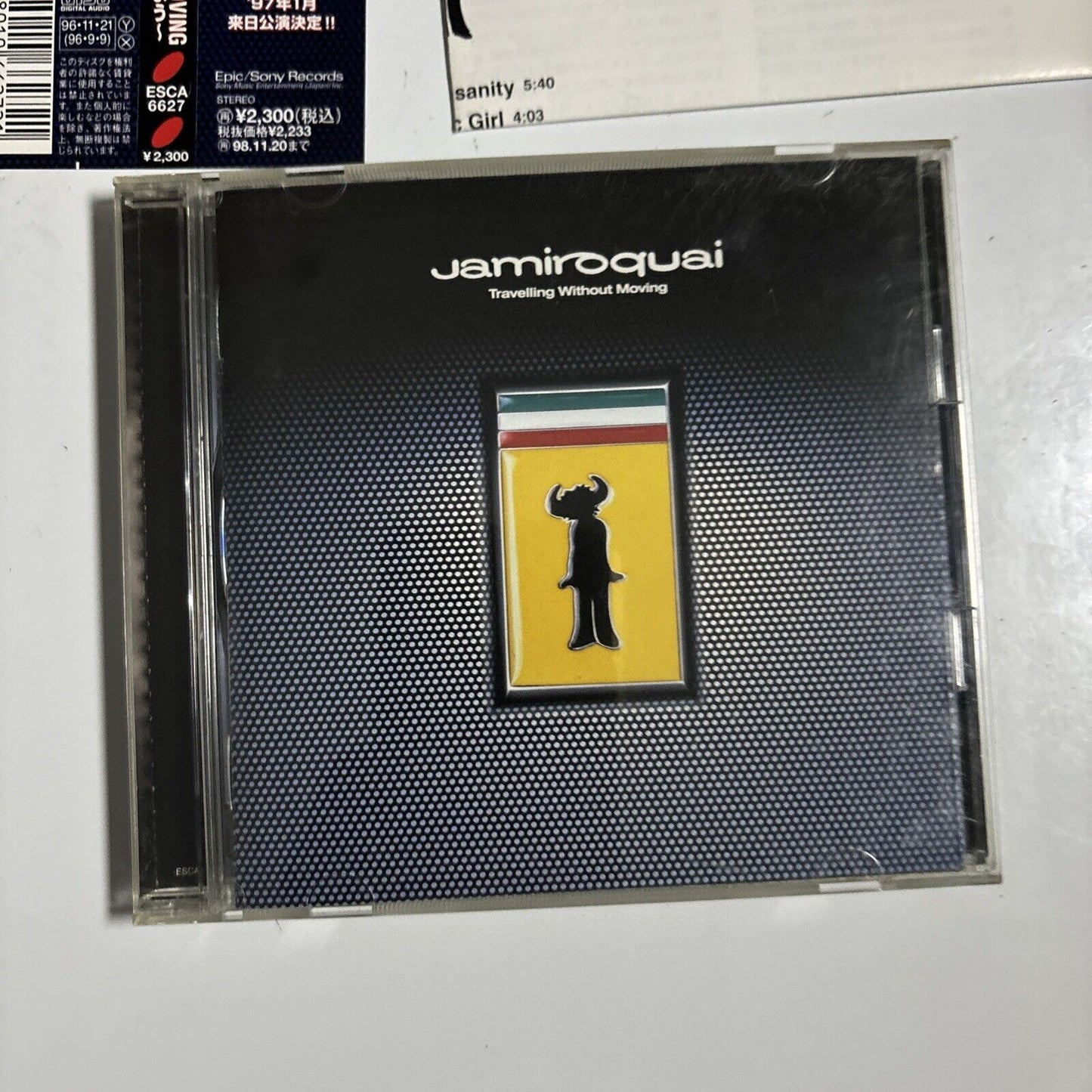 Jamiroquai - Travelling Without Moving (CD, 1996) Japan ESCA-6627 Obi